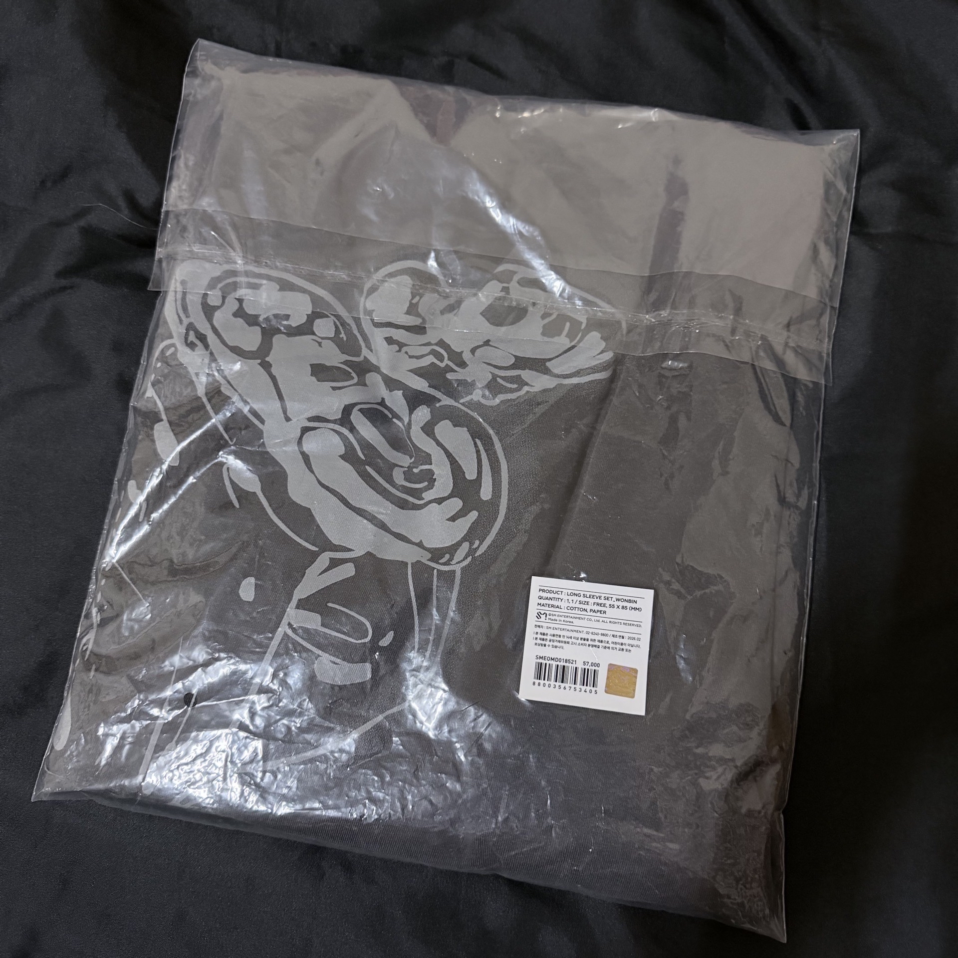 在台現貨 韓安場周長袖-彬