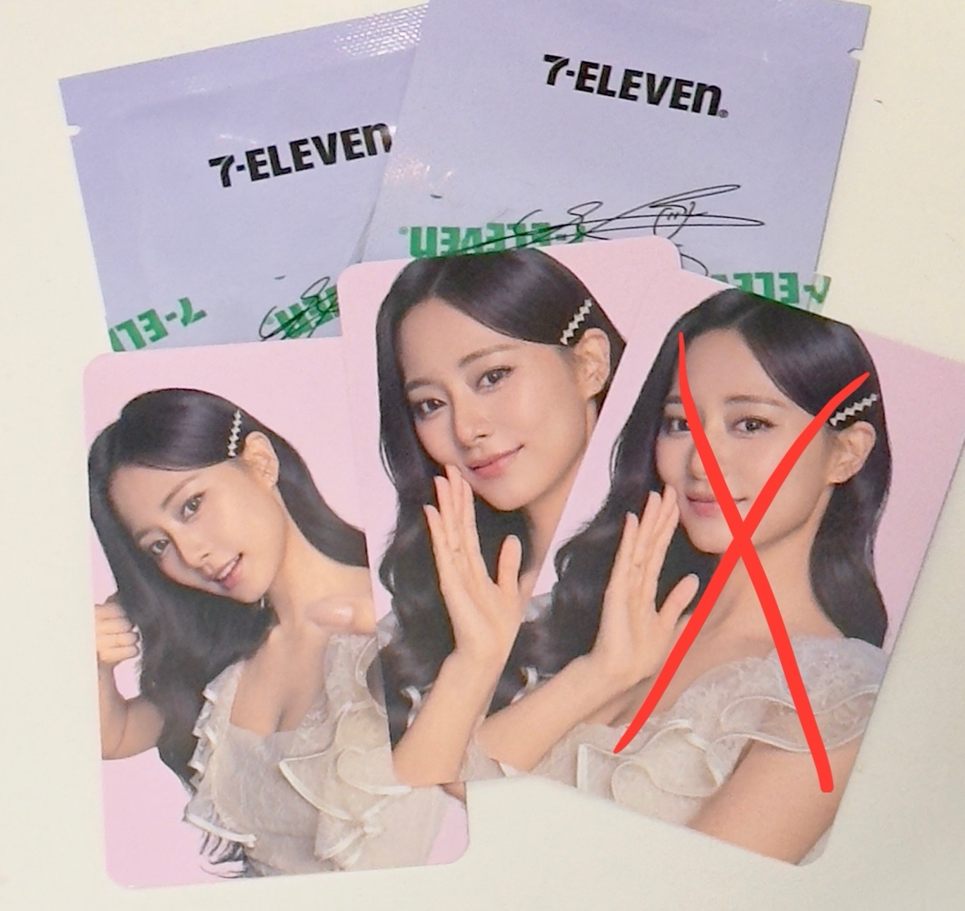 7-11 子瑜小卡 四張