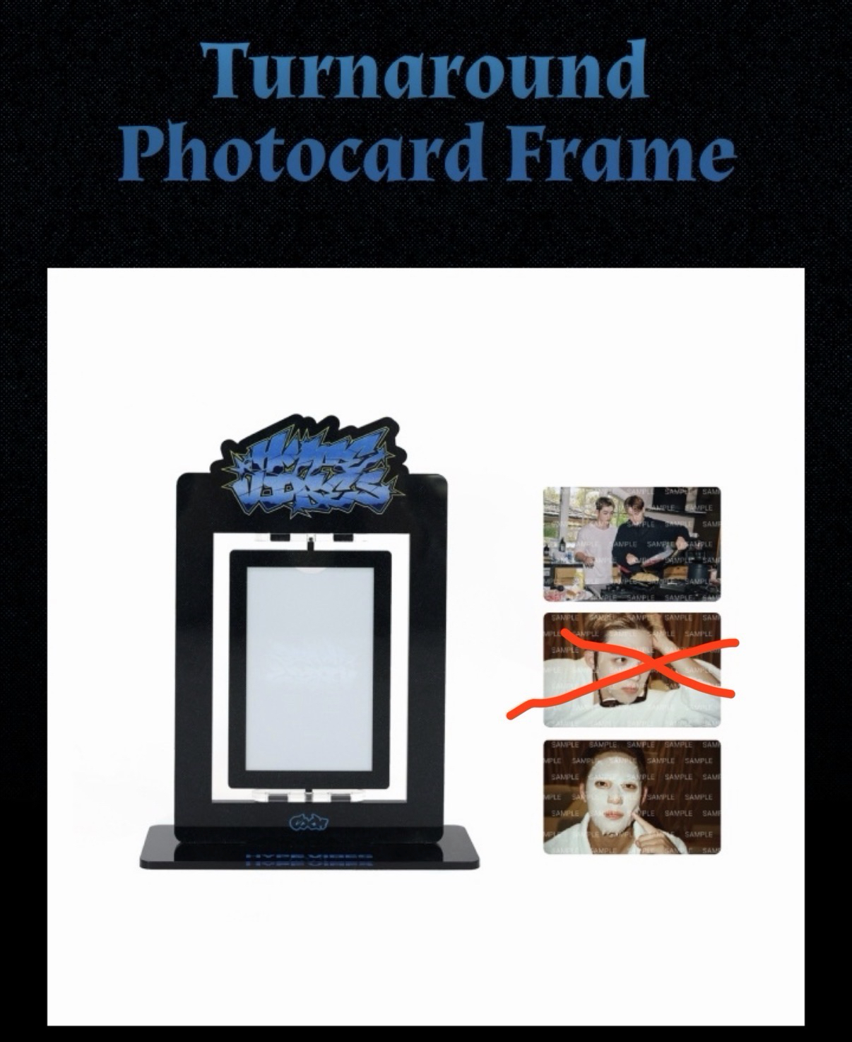 CxM專輯週邊  旋轉立牌(無哲卡）