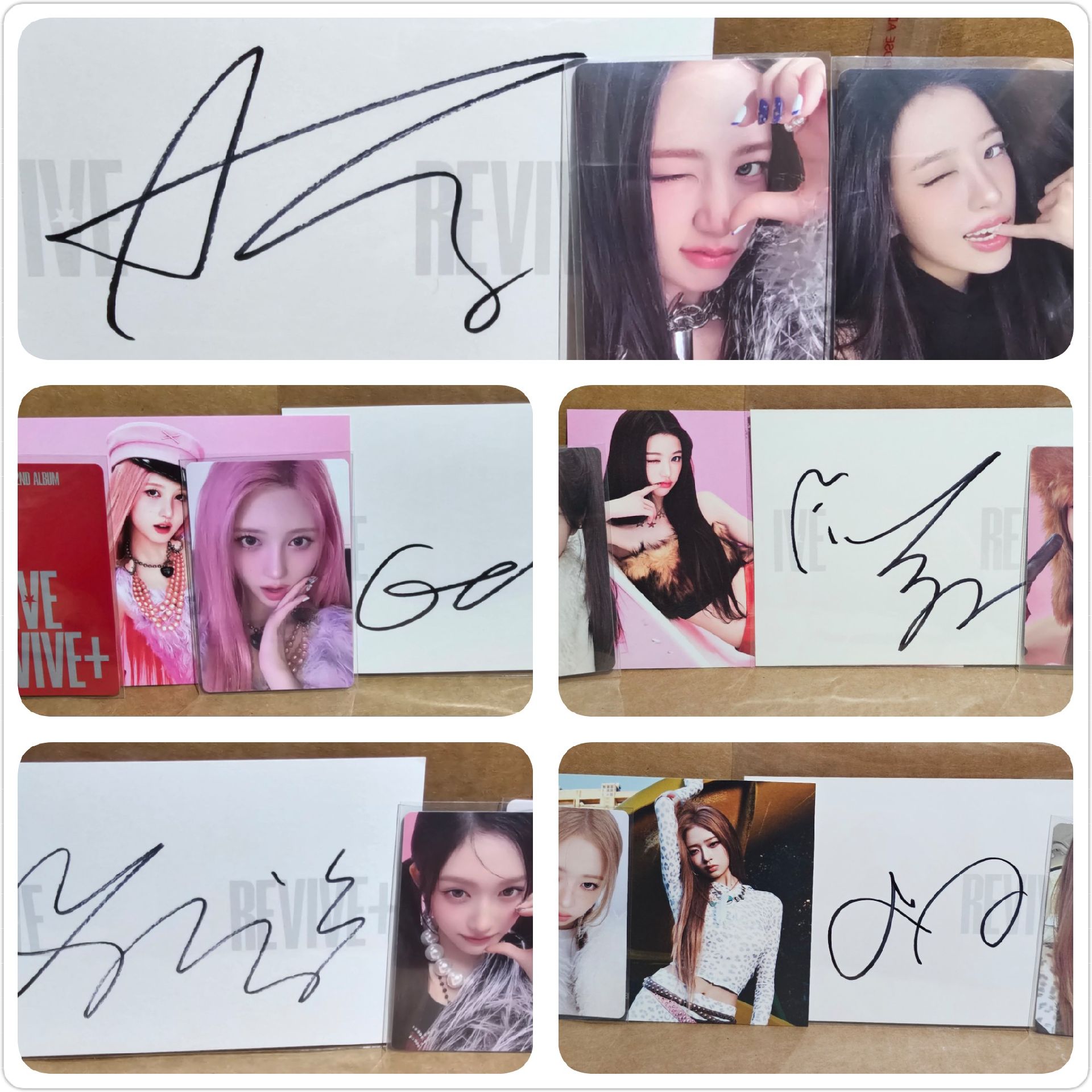 現貨【美國官網】IVE REVIVE+ 全專 (已拆封確認簽名卡) 簽名專輯 兪真 員瑛 Rei 秋天