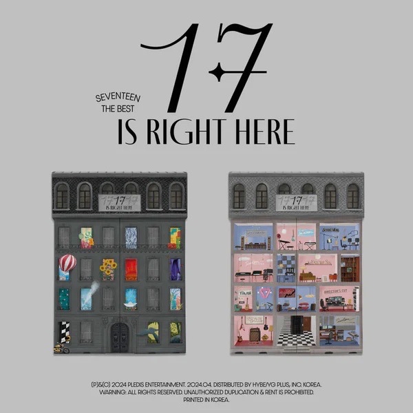 SEVENTEEN 17 IS RIGHT HERE 精選專空專含固卡