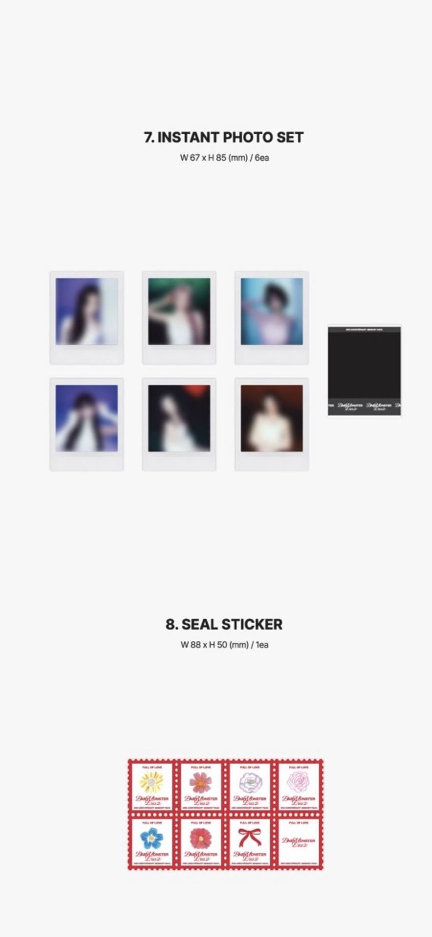 BABYMONSTER 2週年紀念小卡