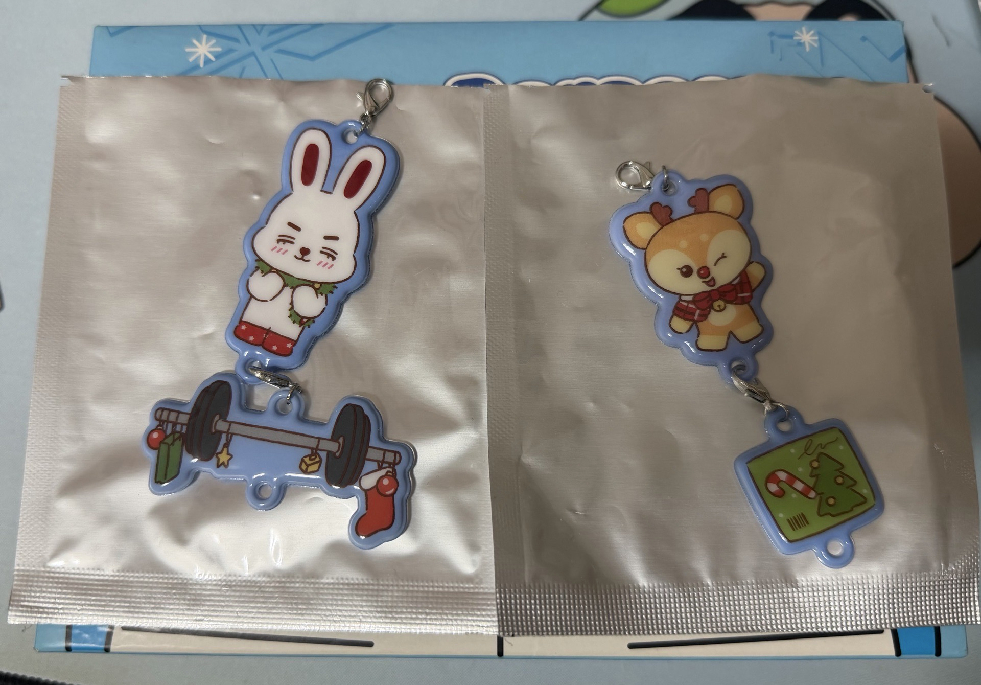 聖誕MINITEEN 鑰匙圈吊飾 《哲（喆）、秀》