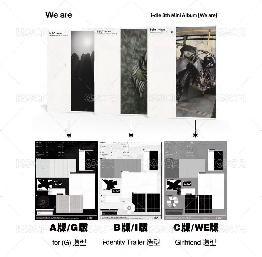 idle 迷八專輯 未拆專 we are