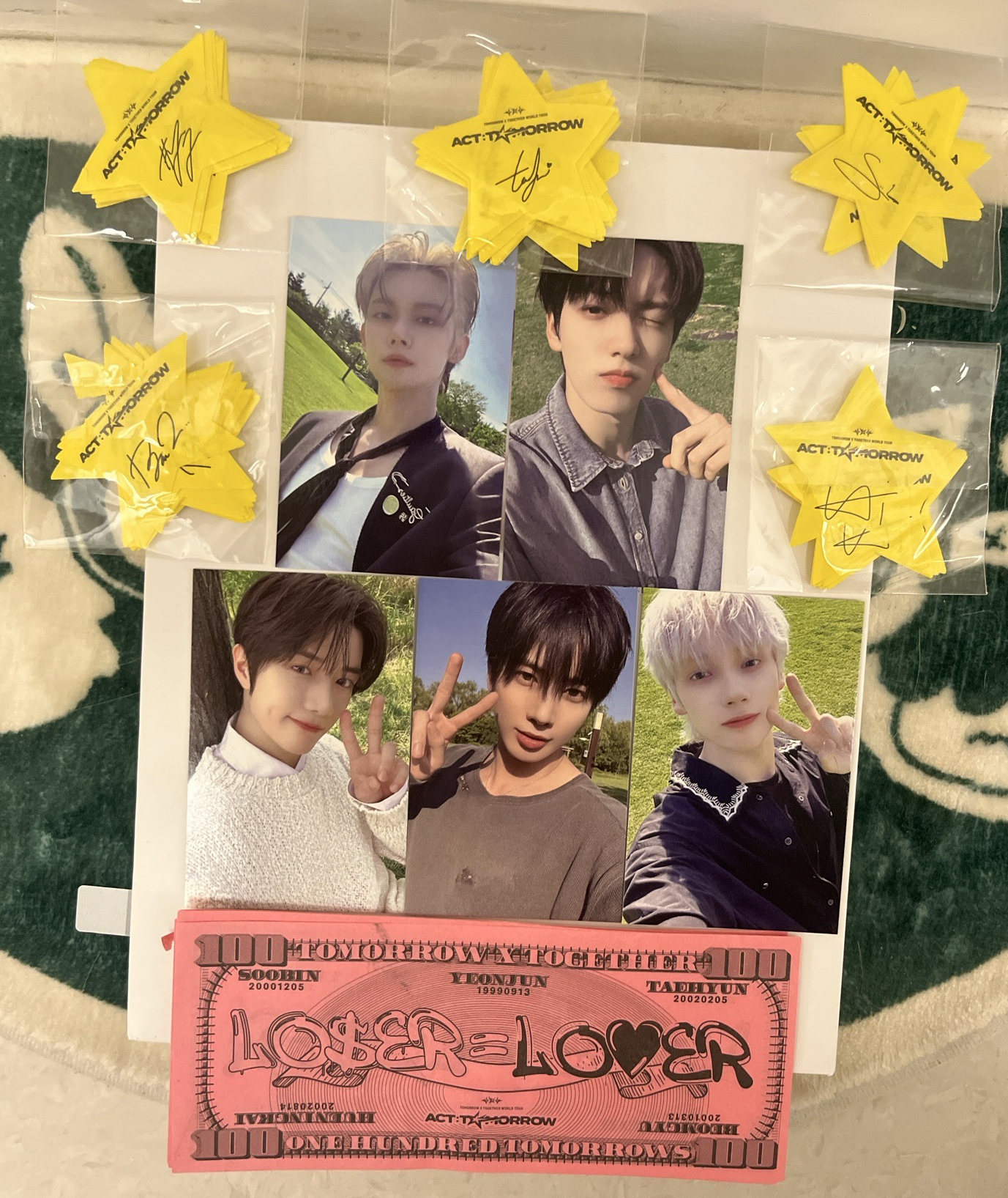 txt 台北場粽卡 act:tomorrow zone卡