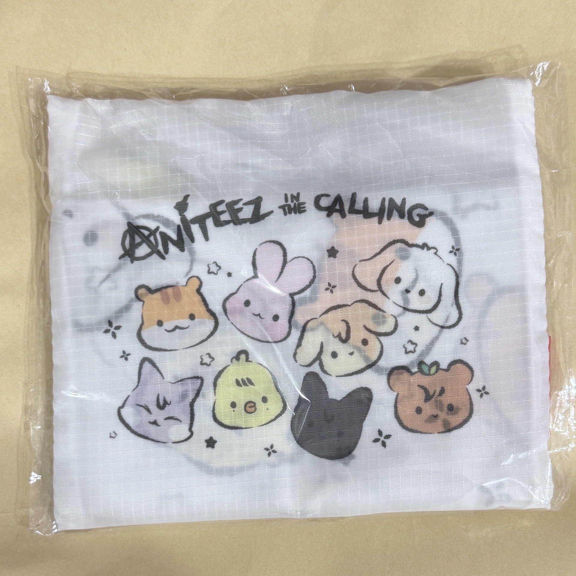 ANITEEZ IN THE CALLING 折疊購物袋(綁物如圖）