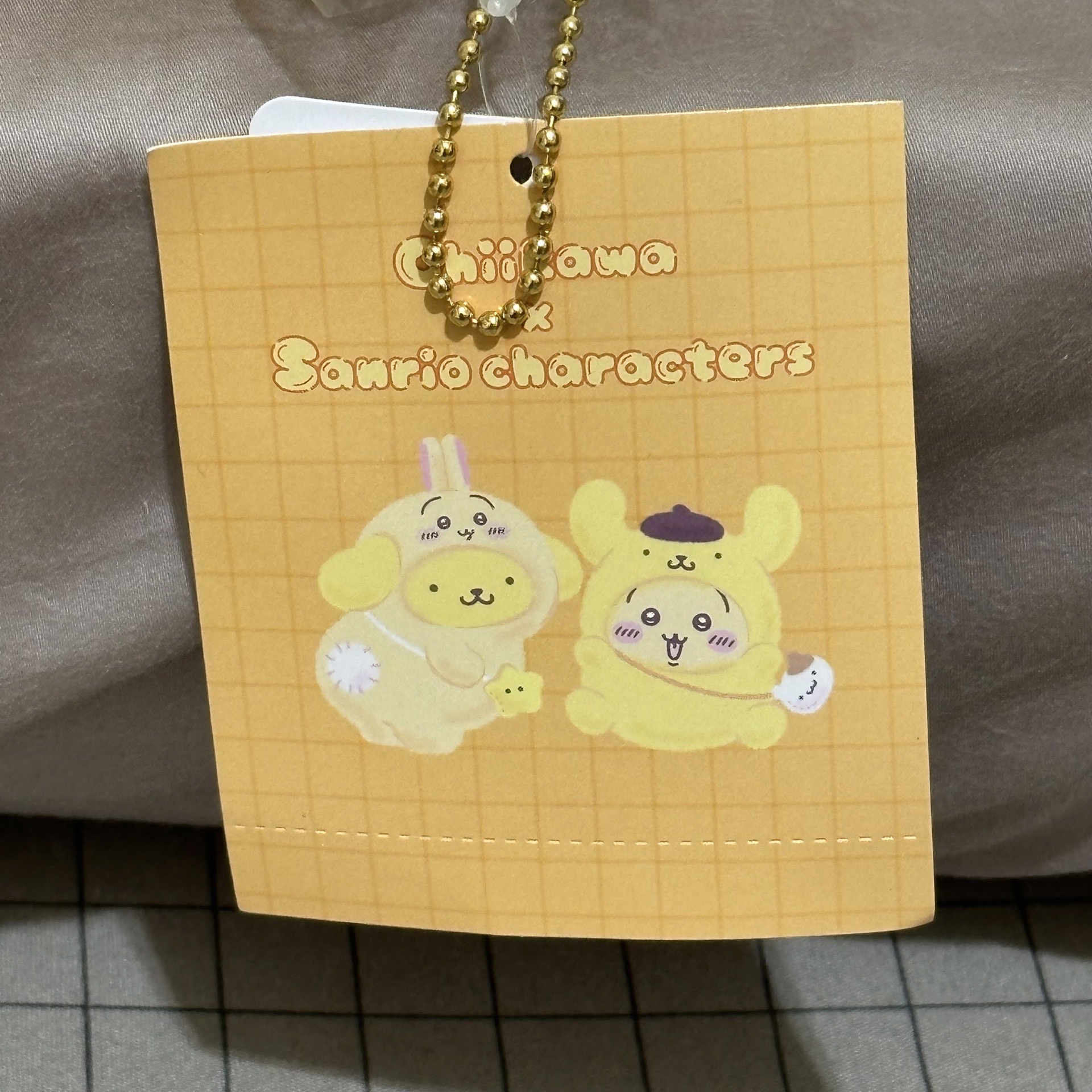 布丁狗 x 兔兔 吊飾娃💛