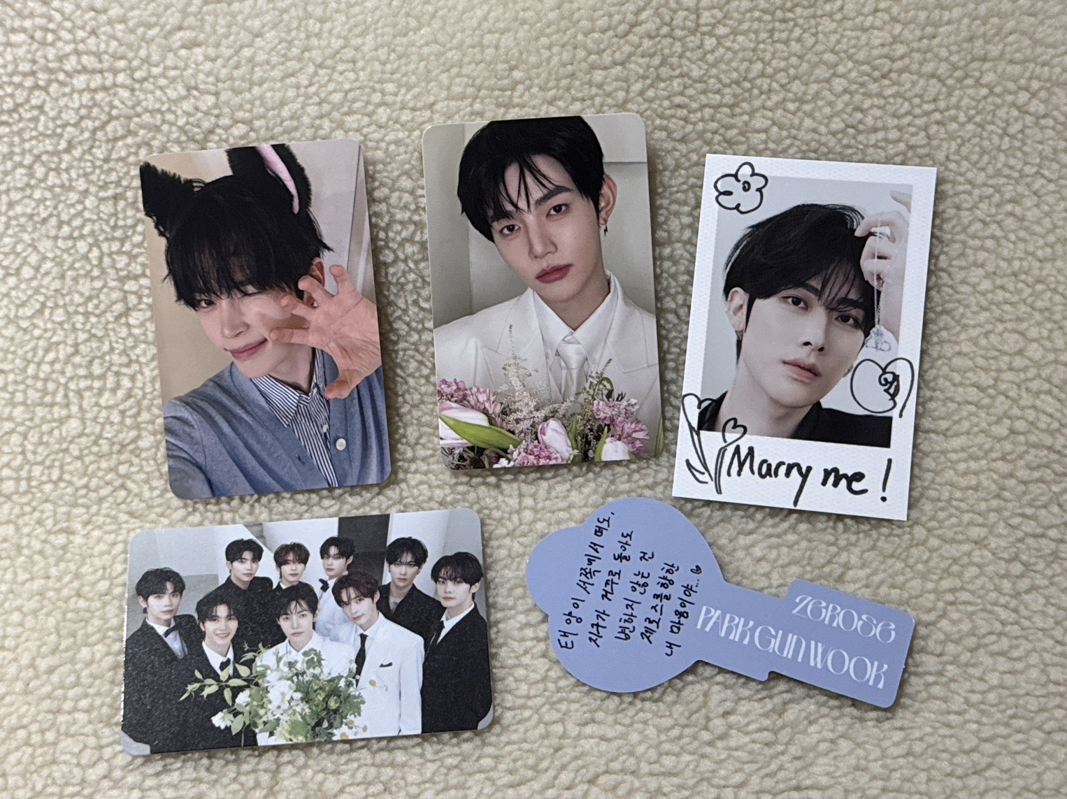 ZB1 RE-FLOW 特典卡 專卡