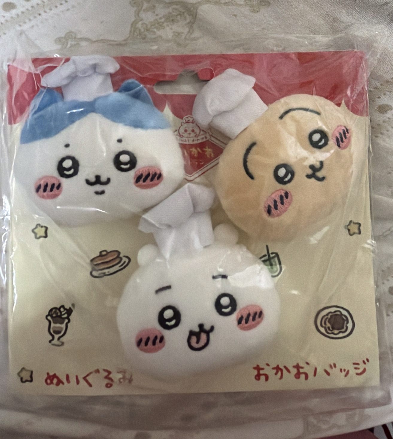 三小隻廚師別針