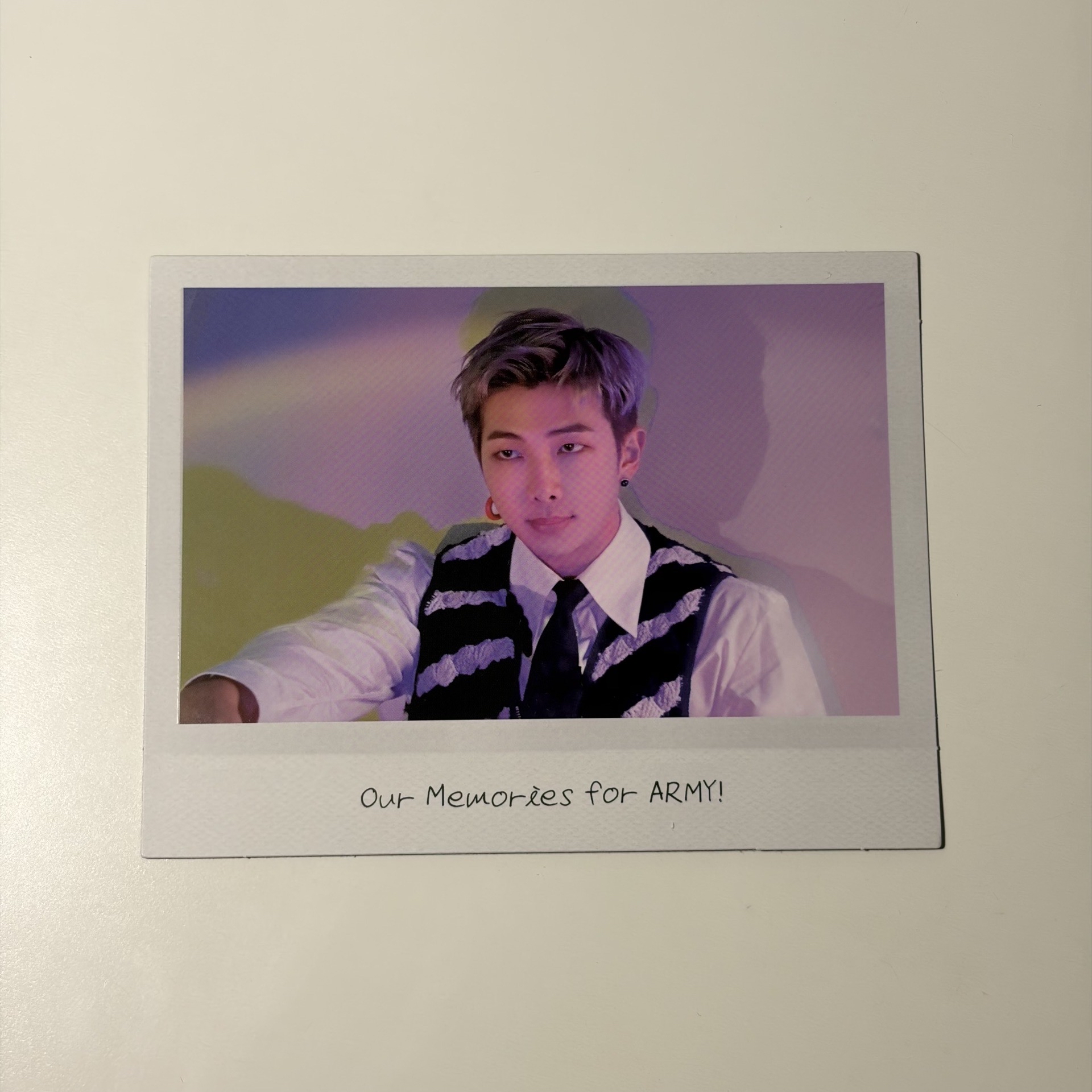 BTS 2020回憶錄 藍光拍立得（俊）