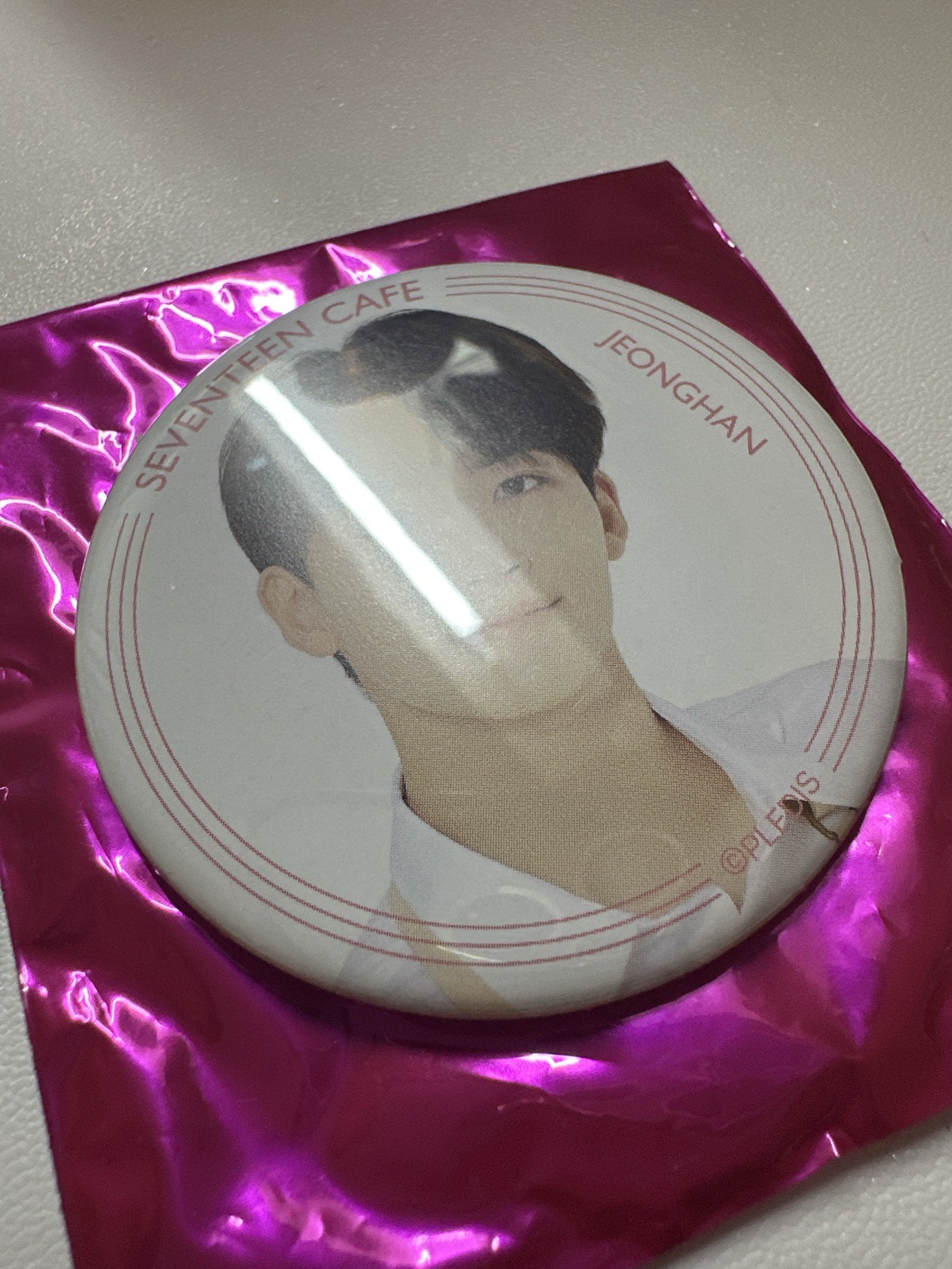 SEVENTEEN 20’CAFE徽章 淨漢