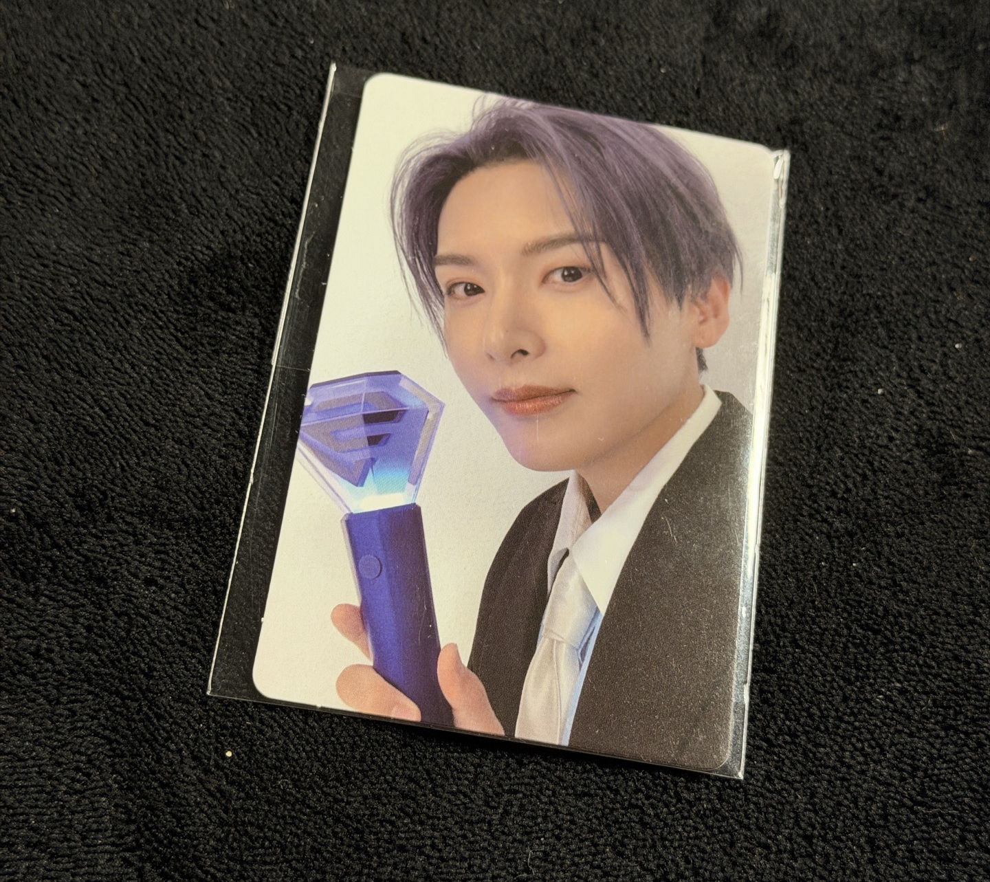 藍髮的厲旭特別版手燈卡