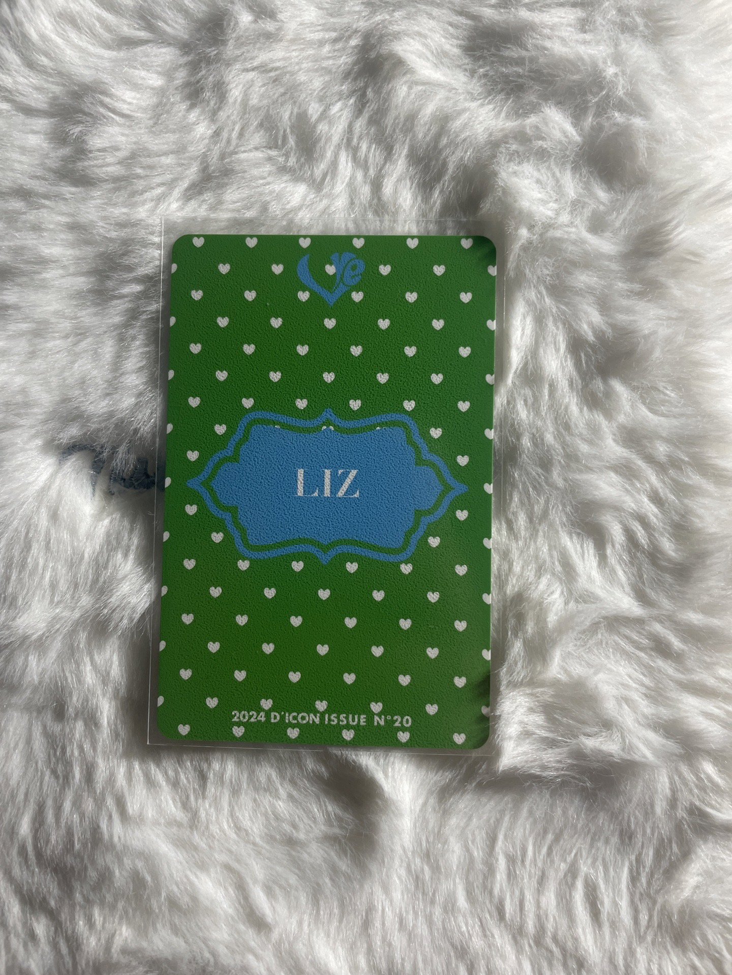 Liz DICON kkt A版 特典卡 