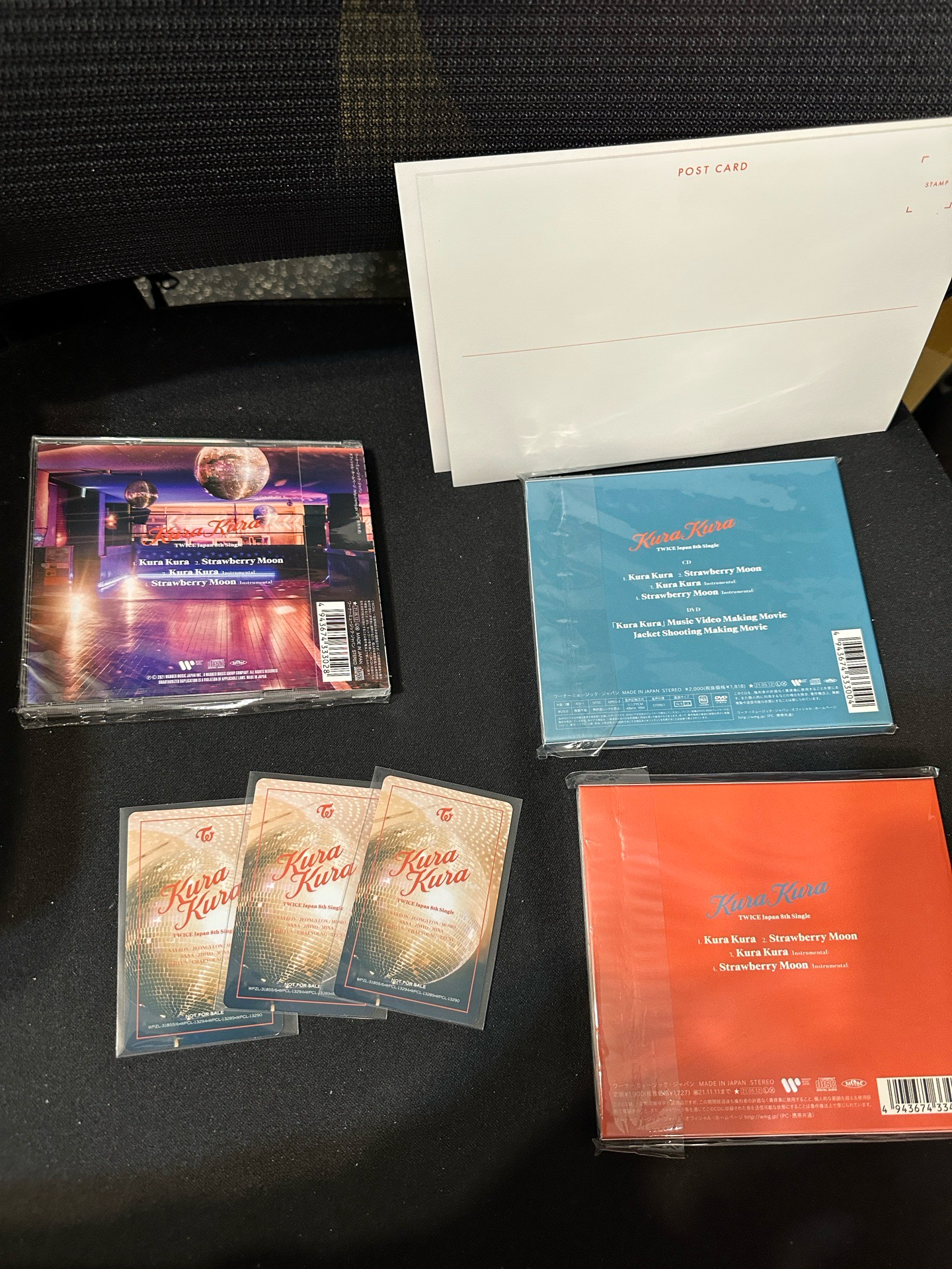 TWICE 8th Single KURA KURA 初回限定和通常盤