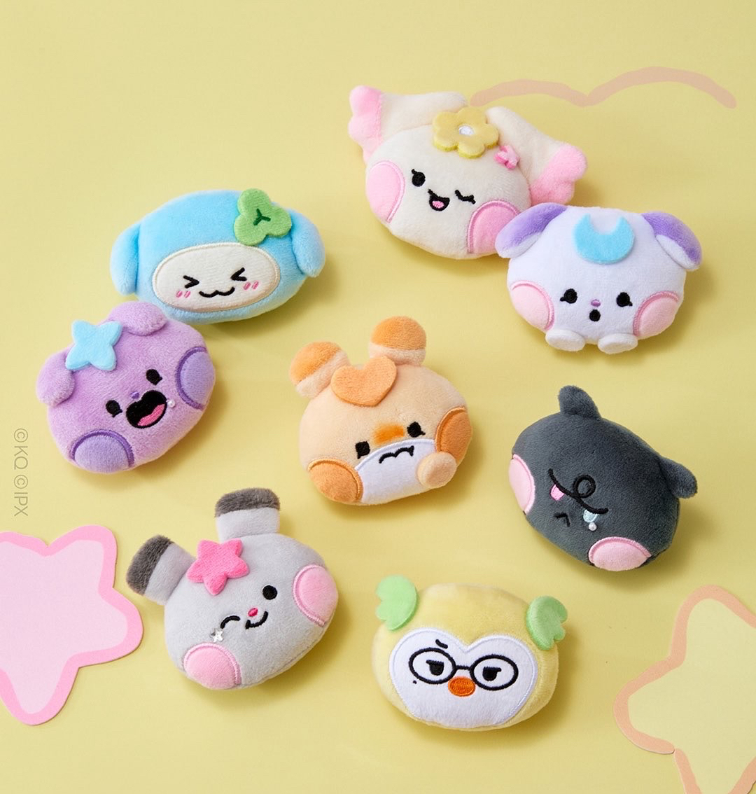 現貨已在台 Mighteez 魔法系列 絨毛大頭徽章 Plush Badge