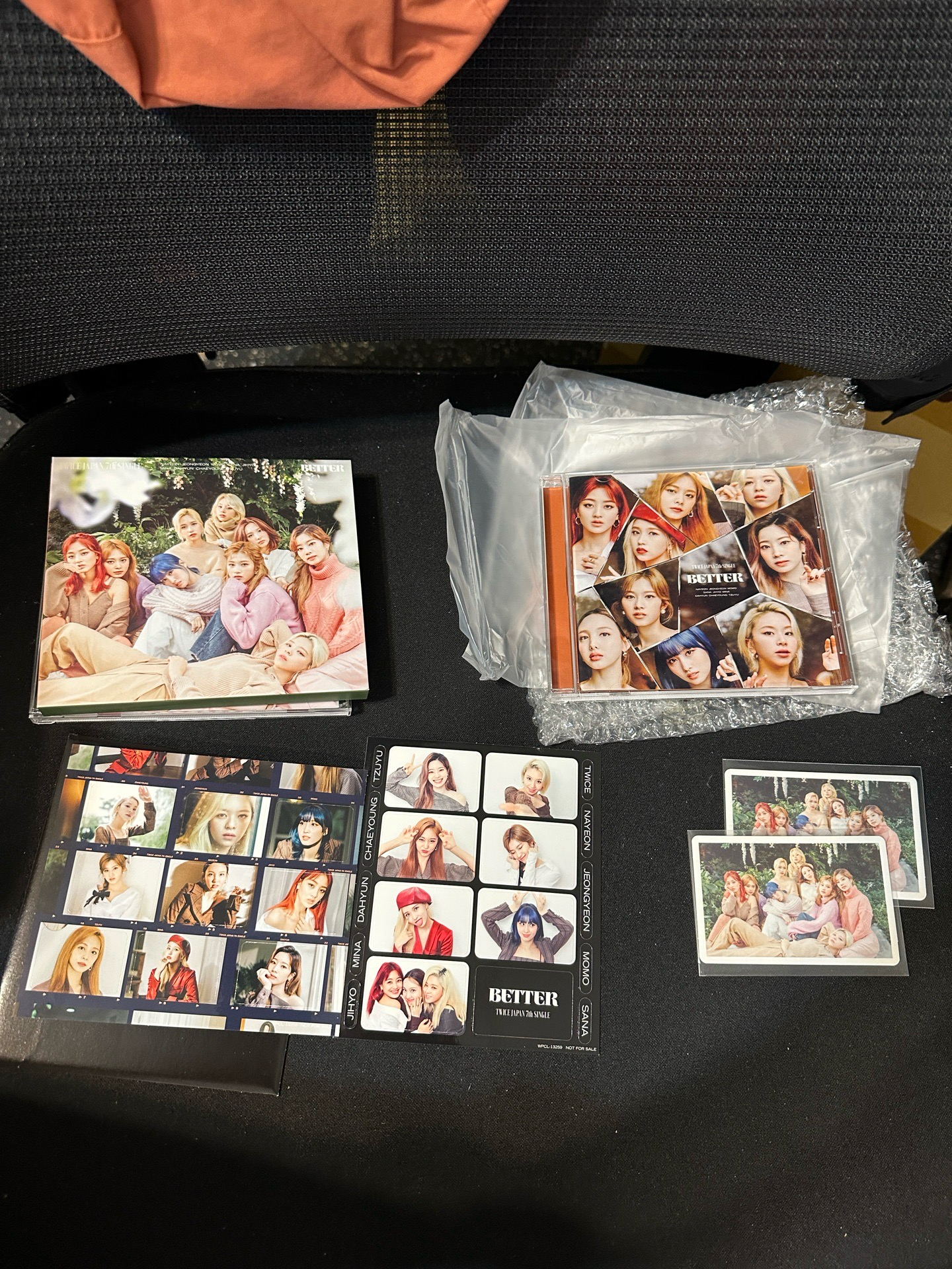 TWICE 7th Songle BETTER 初回限定盤B和通常盤