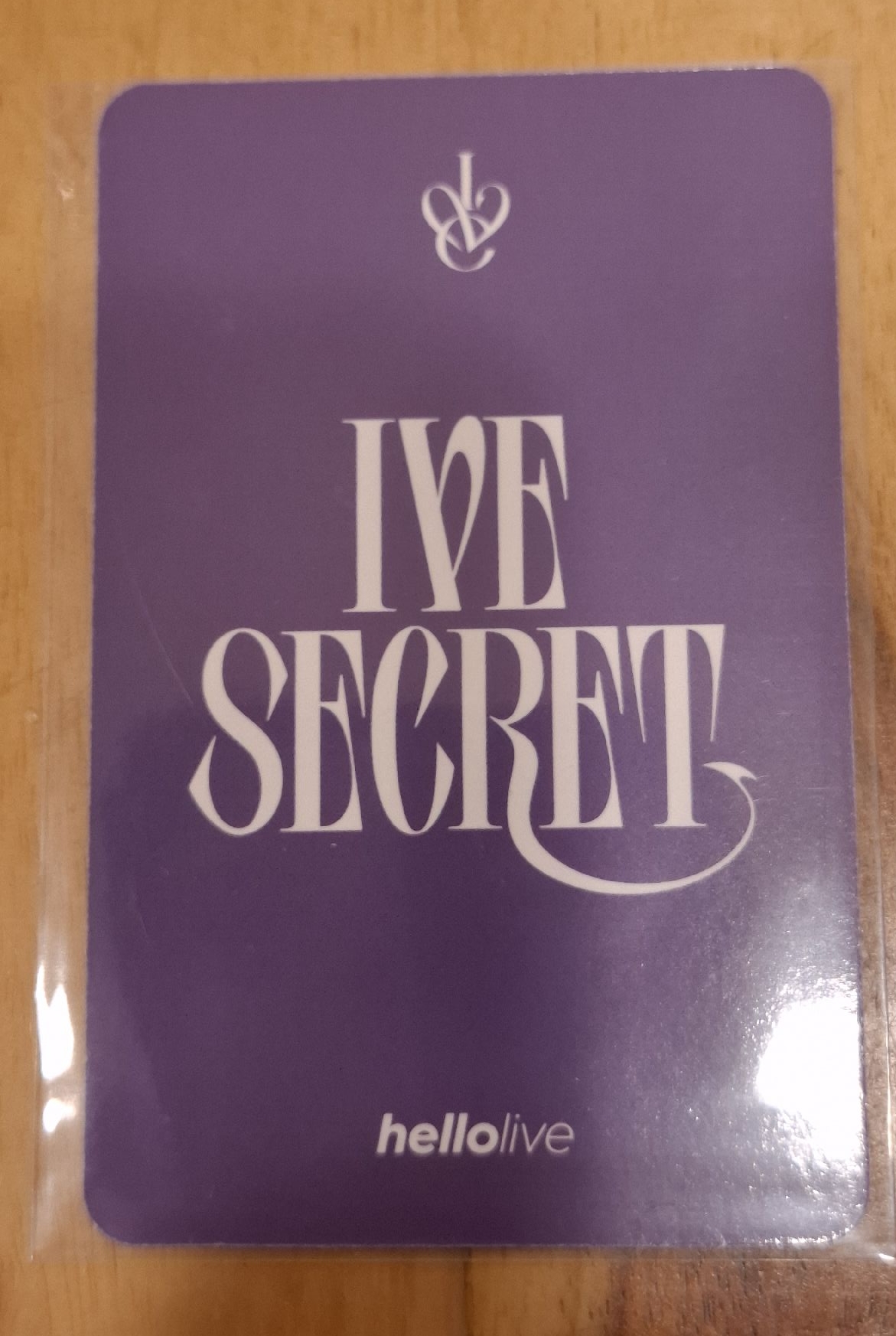 IVE SECRET hl 簽售卡 