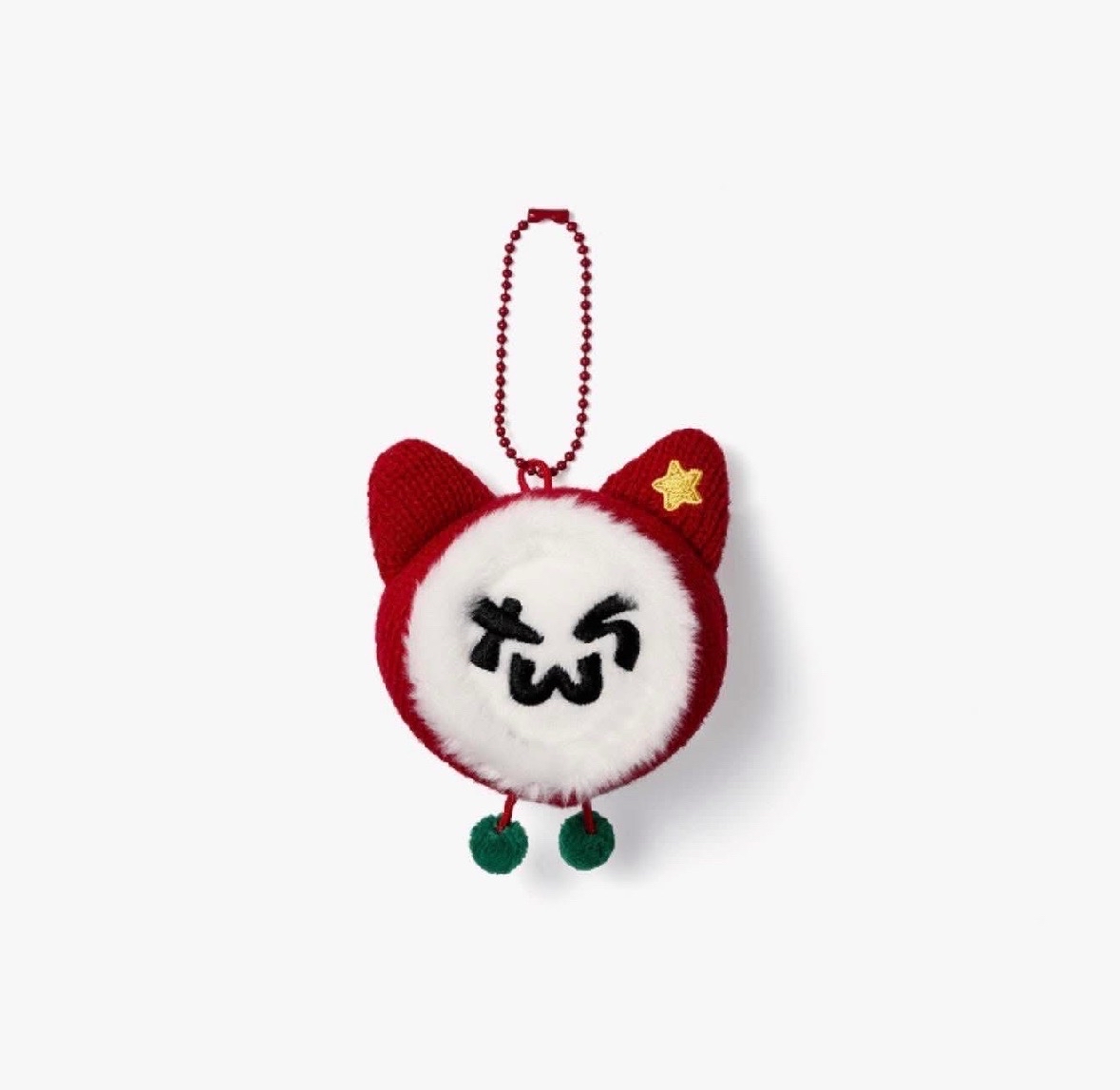 25 聖誕系列 大頭娃 吊娃 Cat ver.