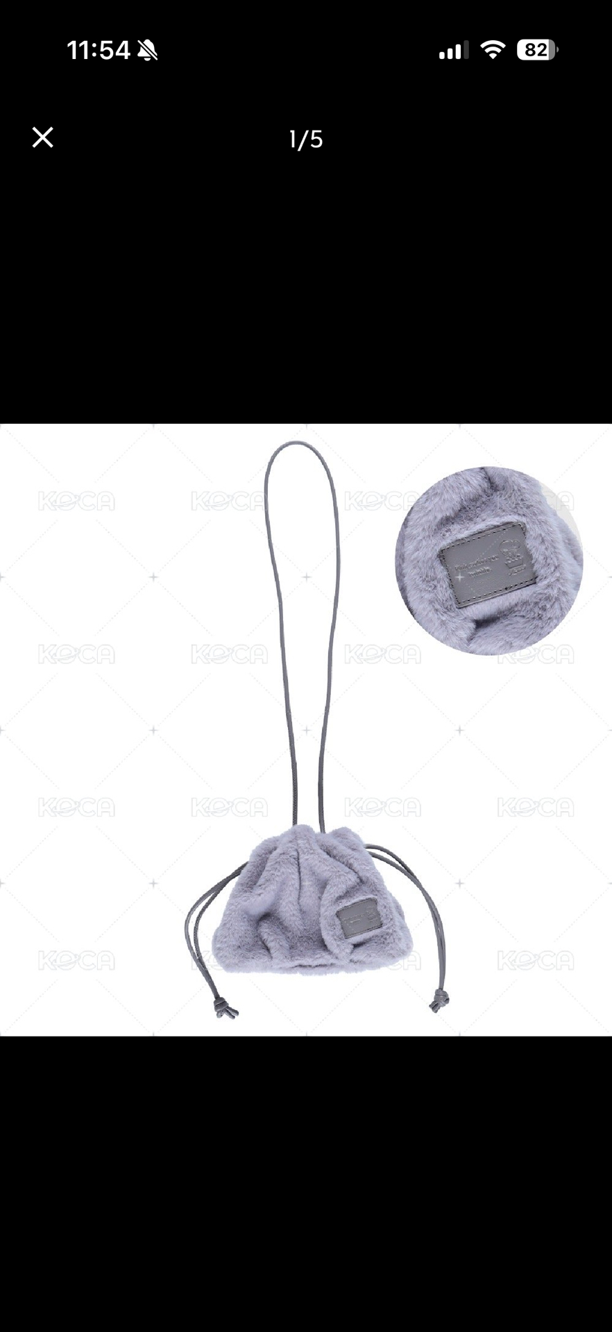 卡比咖啡廳 PETIT 單肩包 毛絨