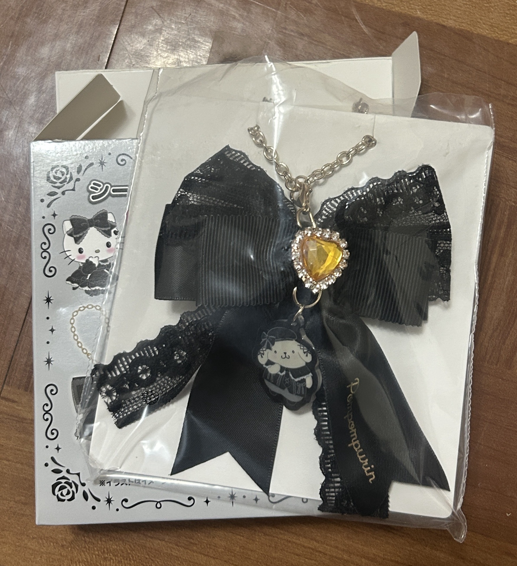 三麗鷗 歌德之夜 手燈裝飾蝴蝶結 布丁狗