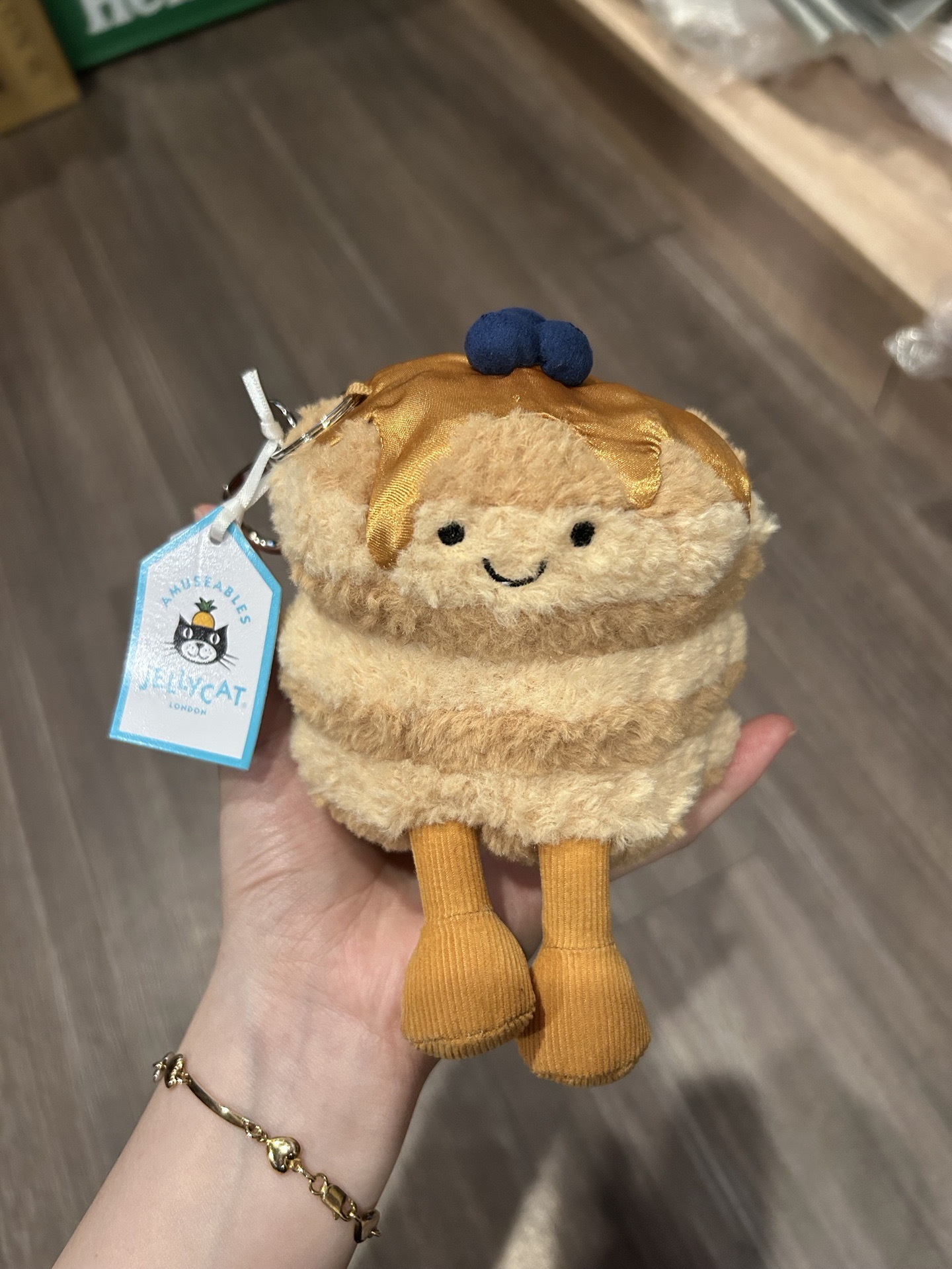 Jellycat 紐約限定 藍莓鬆餅吊飾