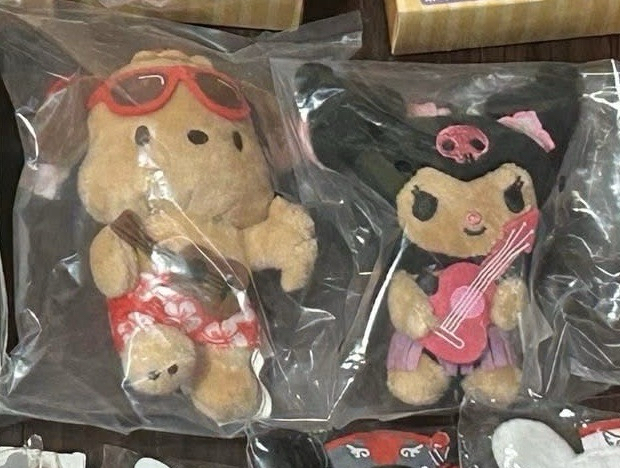 三麗鷗 夏威夷限定 曬黑酷洛米吊飾