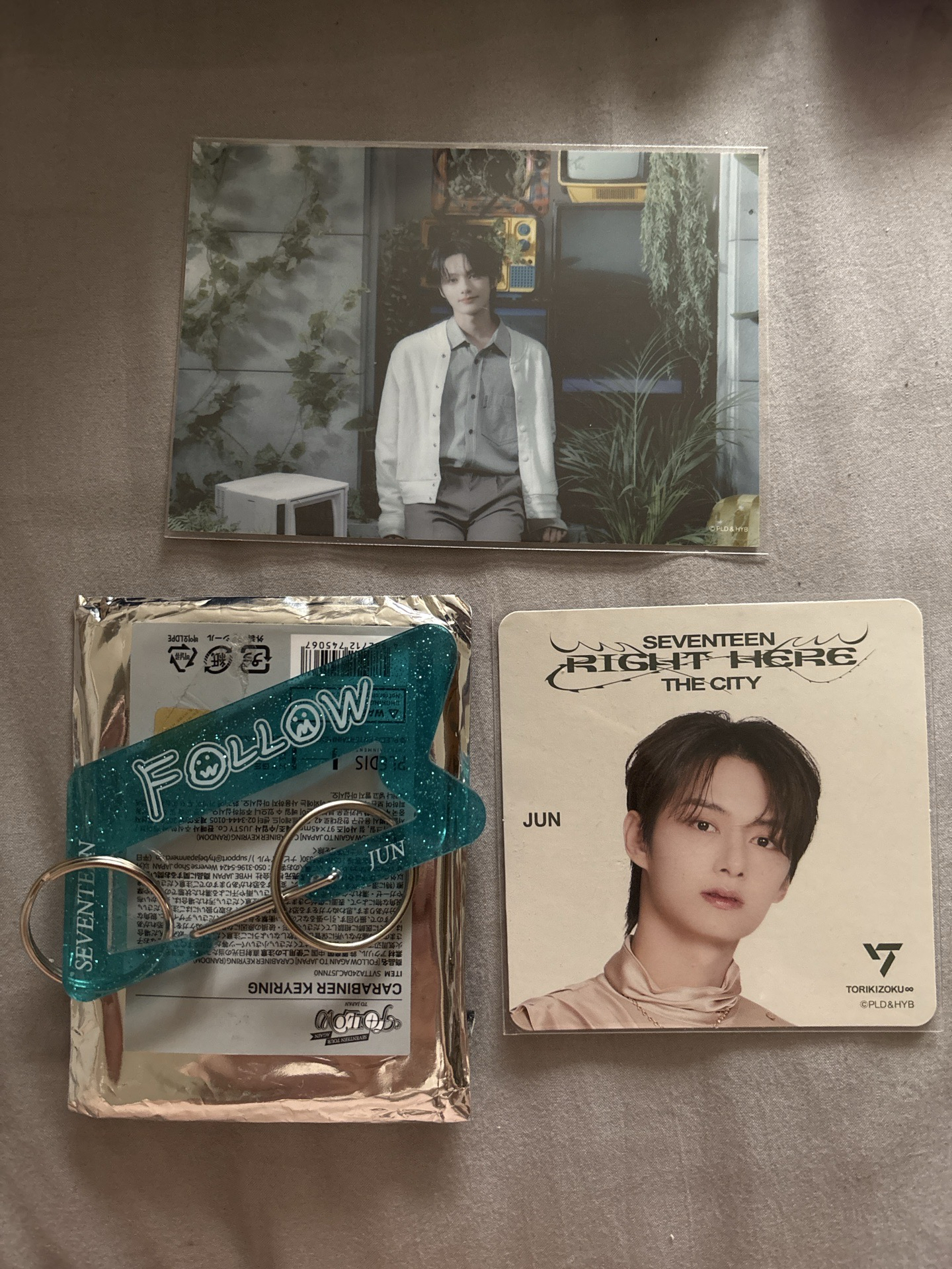 seventeen jun 週邊 杯墊 照片 生寫 鑰匙圈