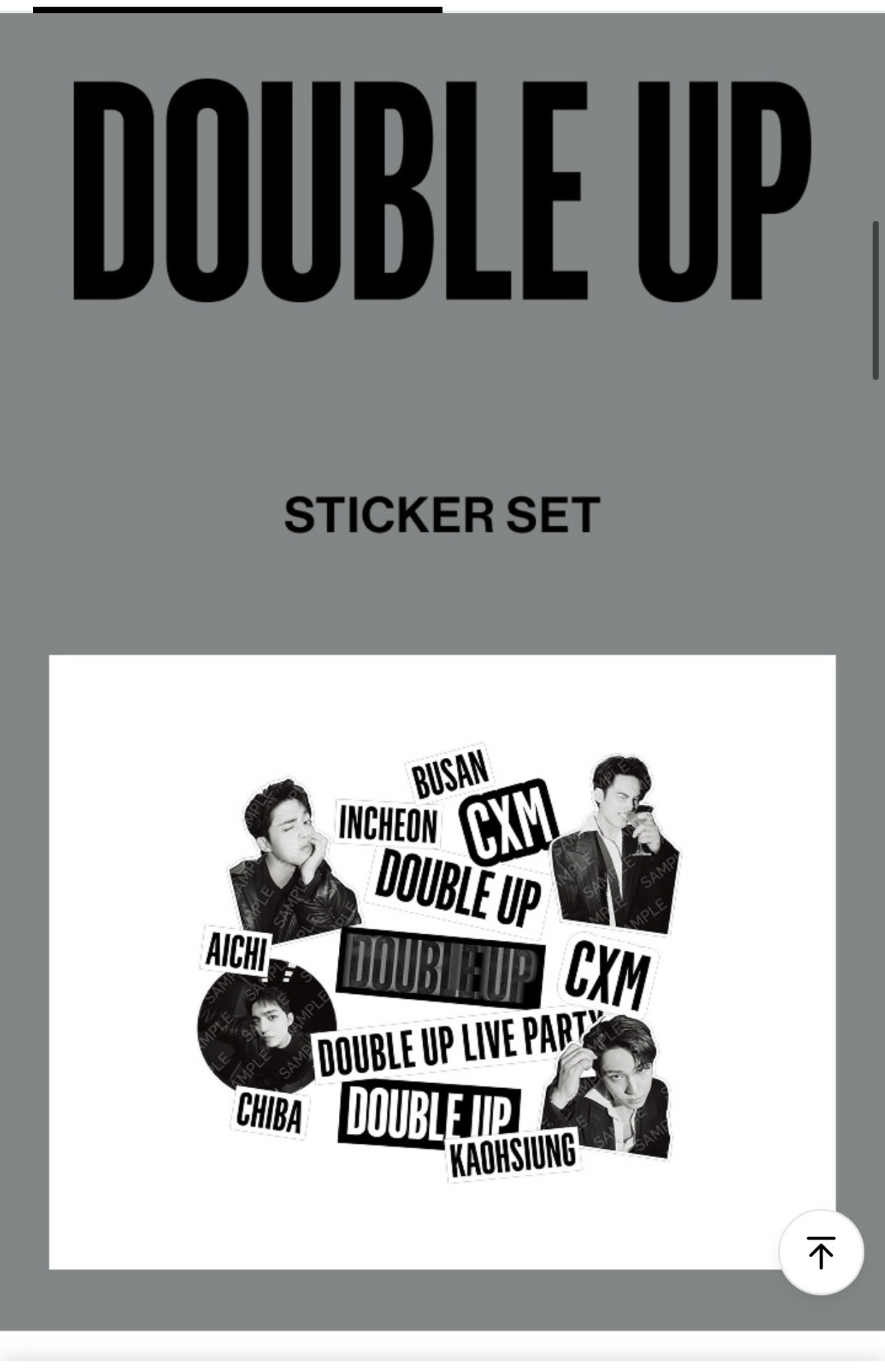 [DOUBLE UP] STICKER SET