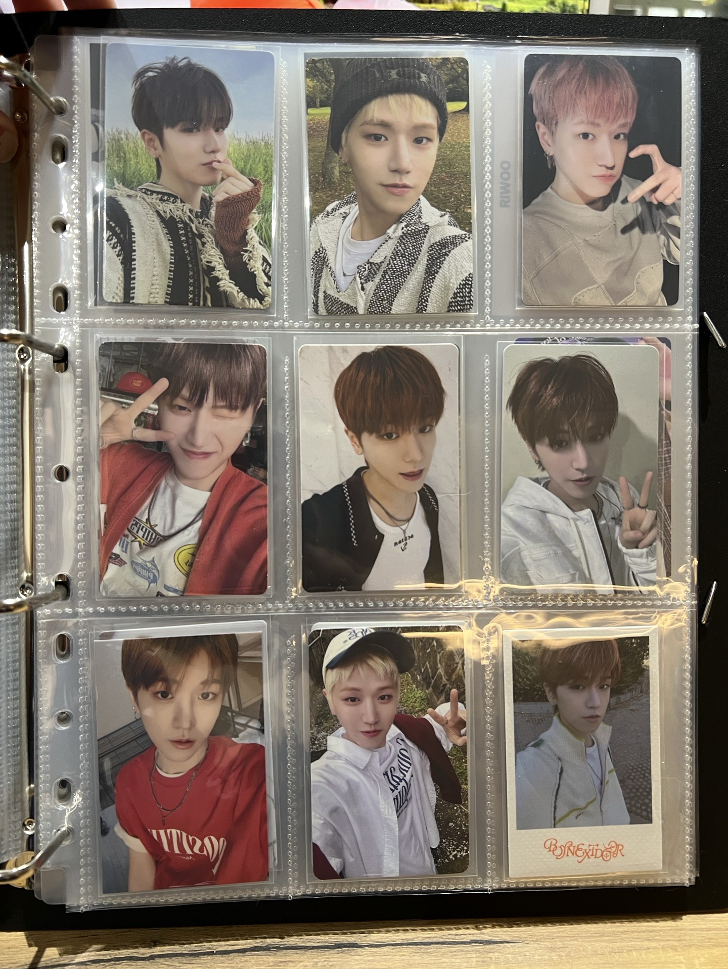 Boynextdoor riwoo 出複數卡