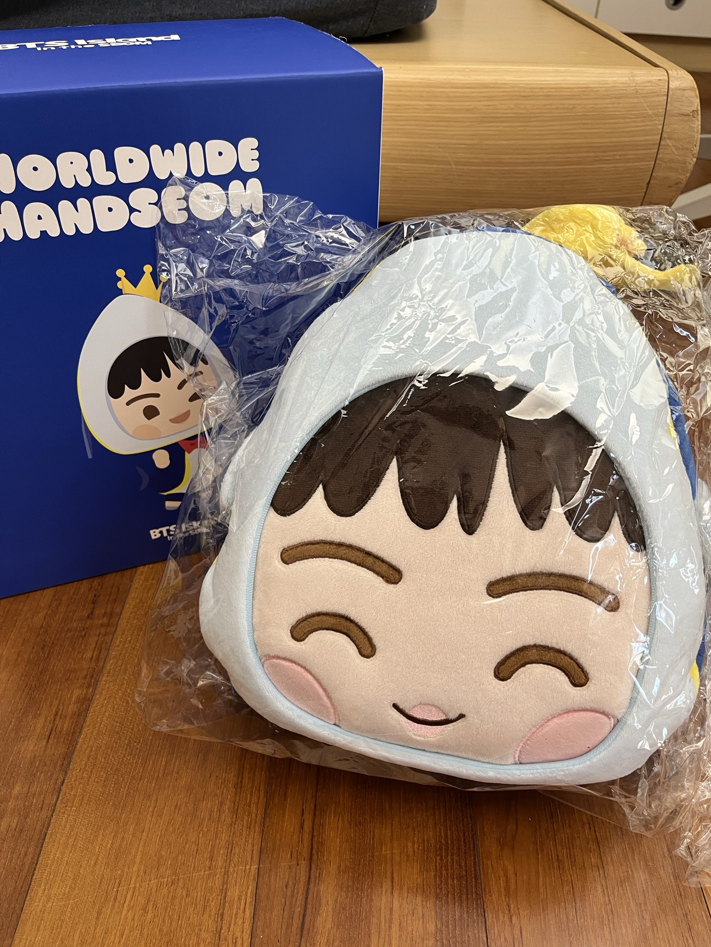 bts island wwh 抱枕毛毯