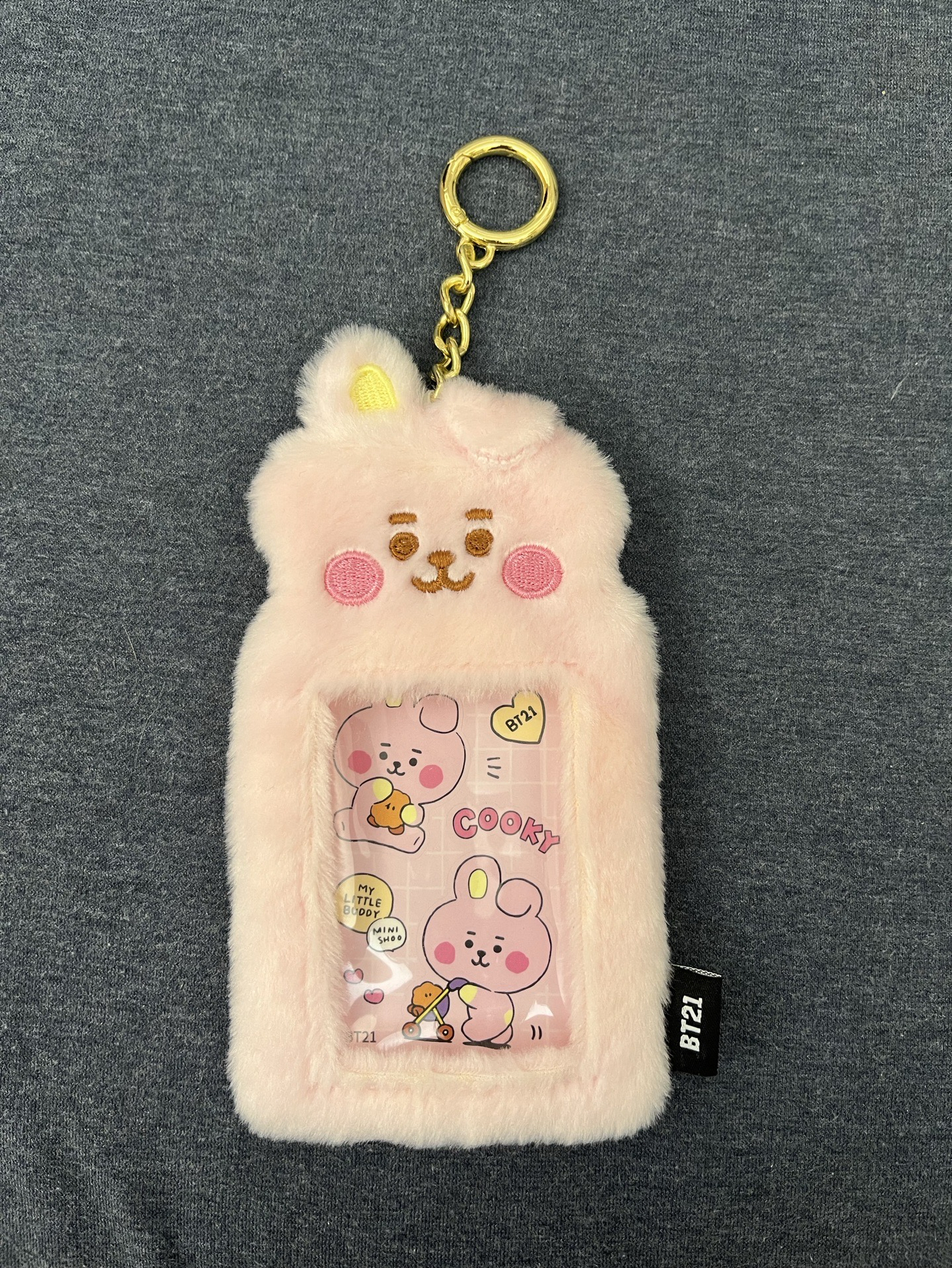 bt21 cooky毛絨卡套