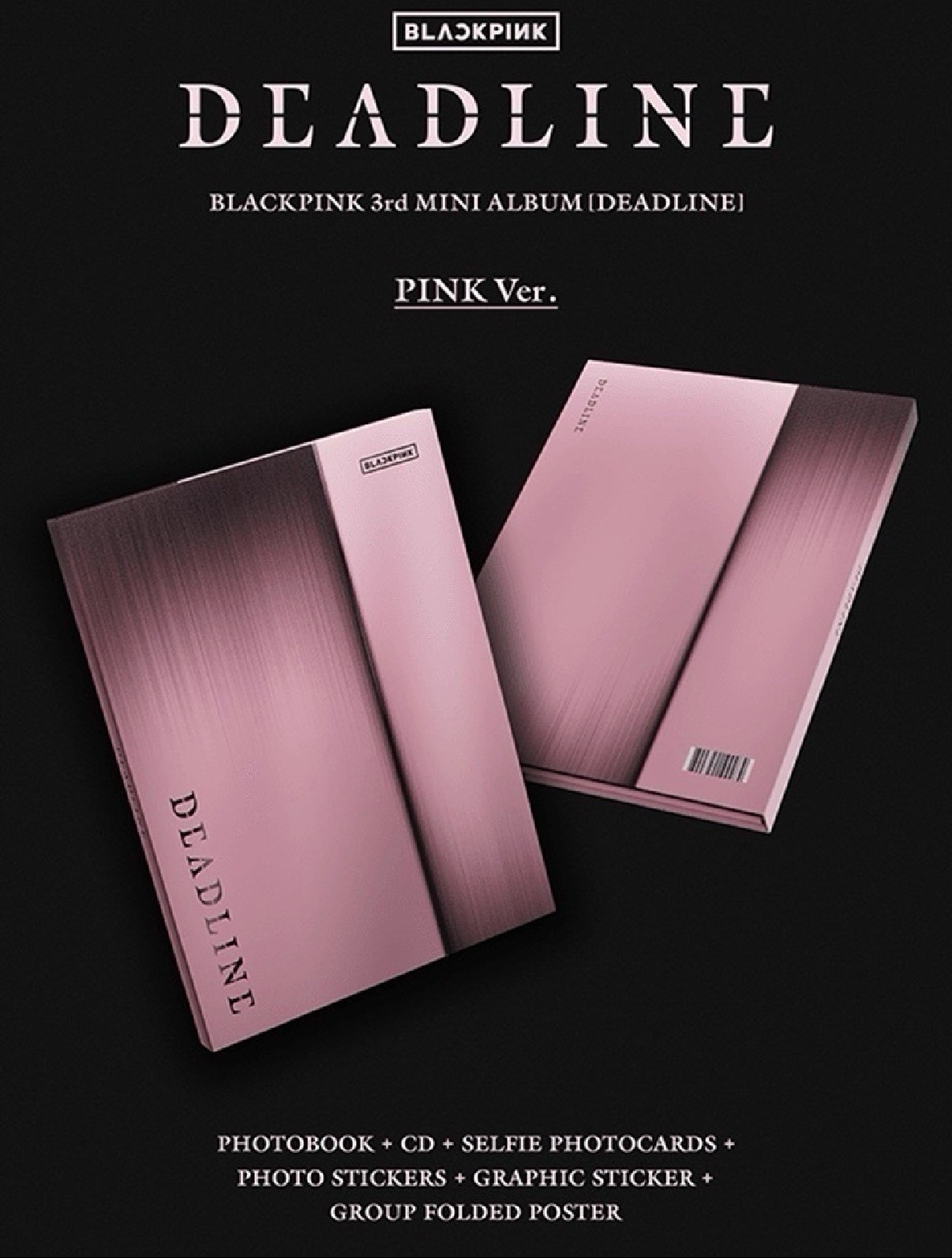 BLACKPINK DEADLINE 粉版未拆 Rosie拍立得