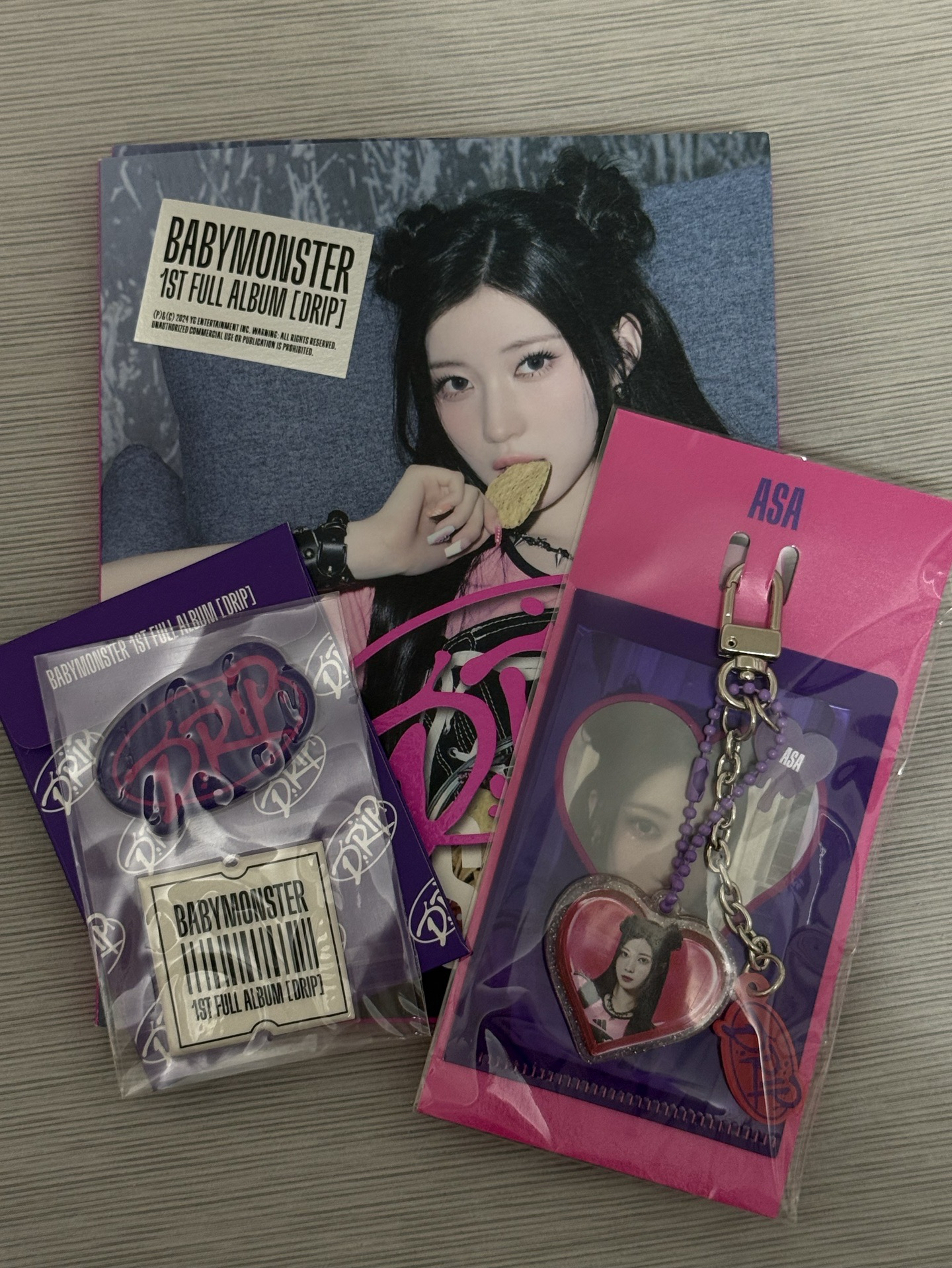 Asa Drip周邊吊飾+套組特典貼紙+空專