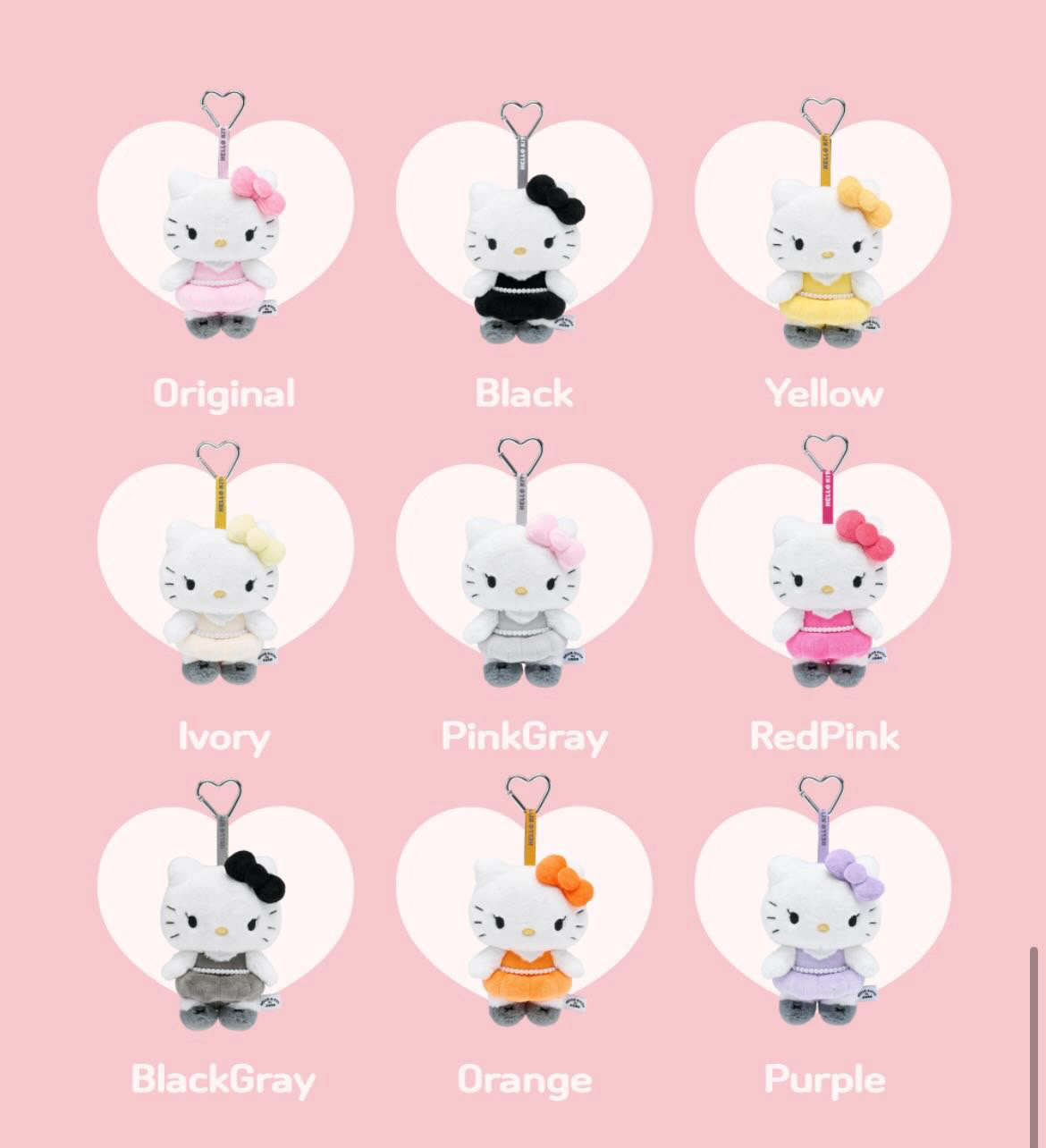 JISOO x HELLO KITTY聯名盲盒