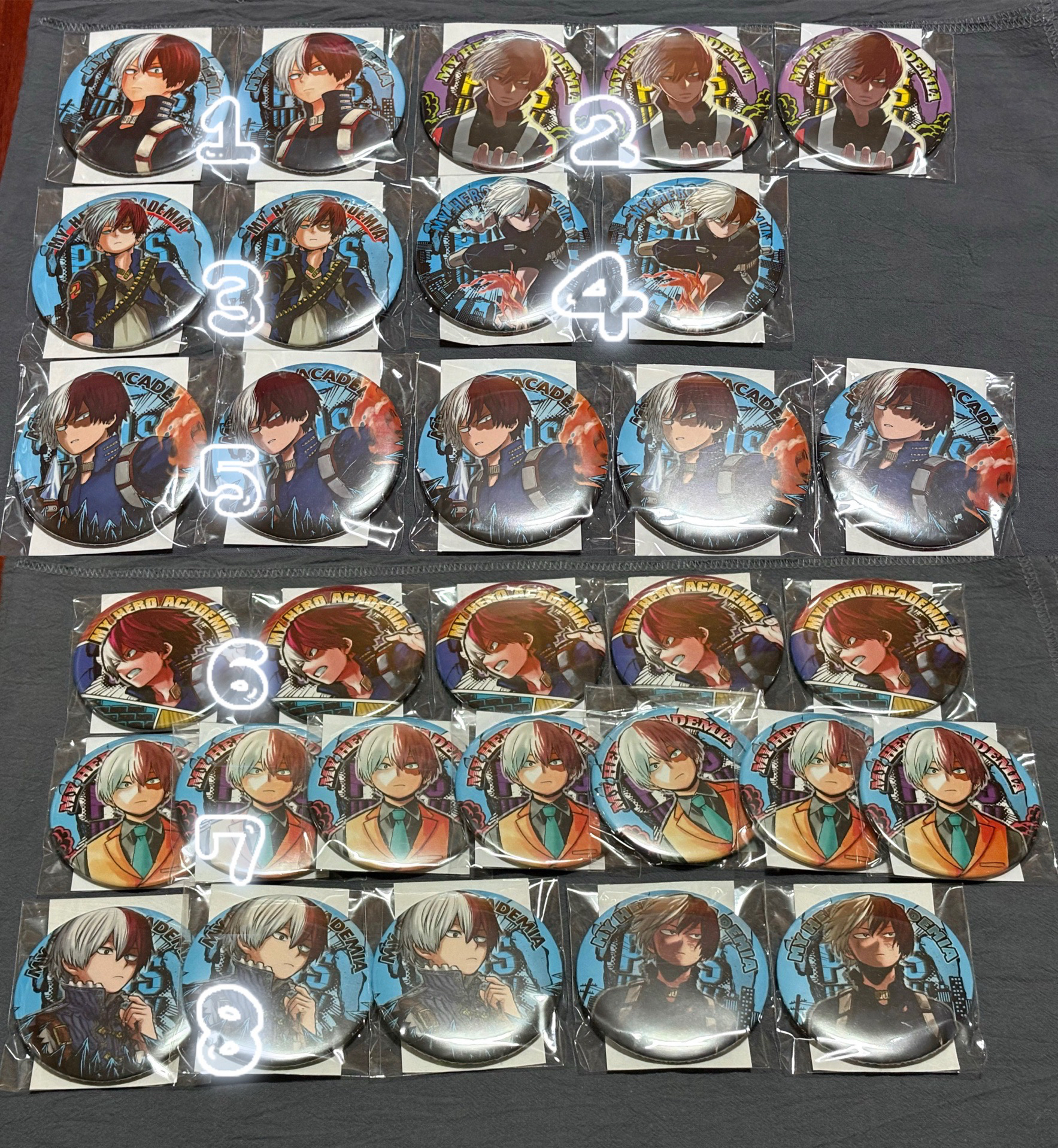 我的英雄學院 我英 原畫徽章