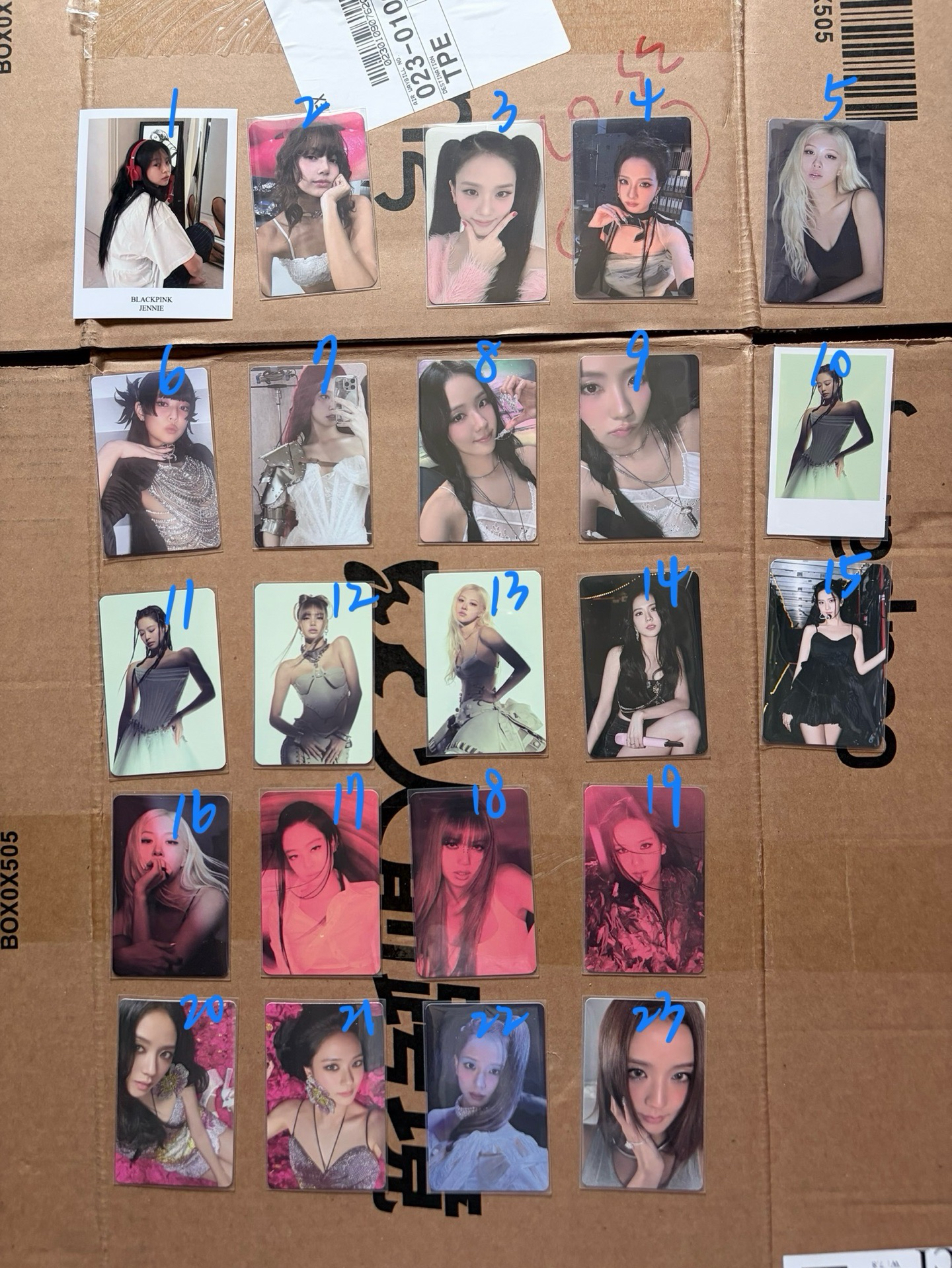 Blackpink 小卡、快閃、空專