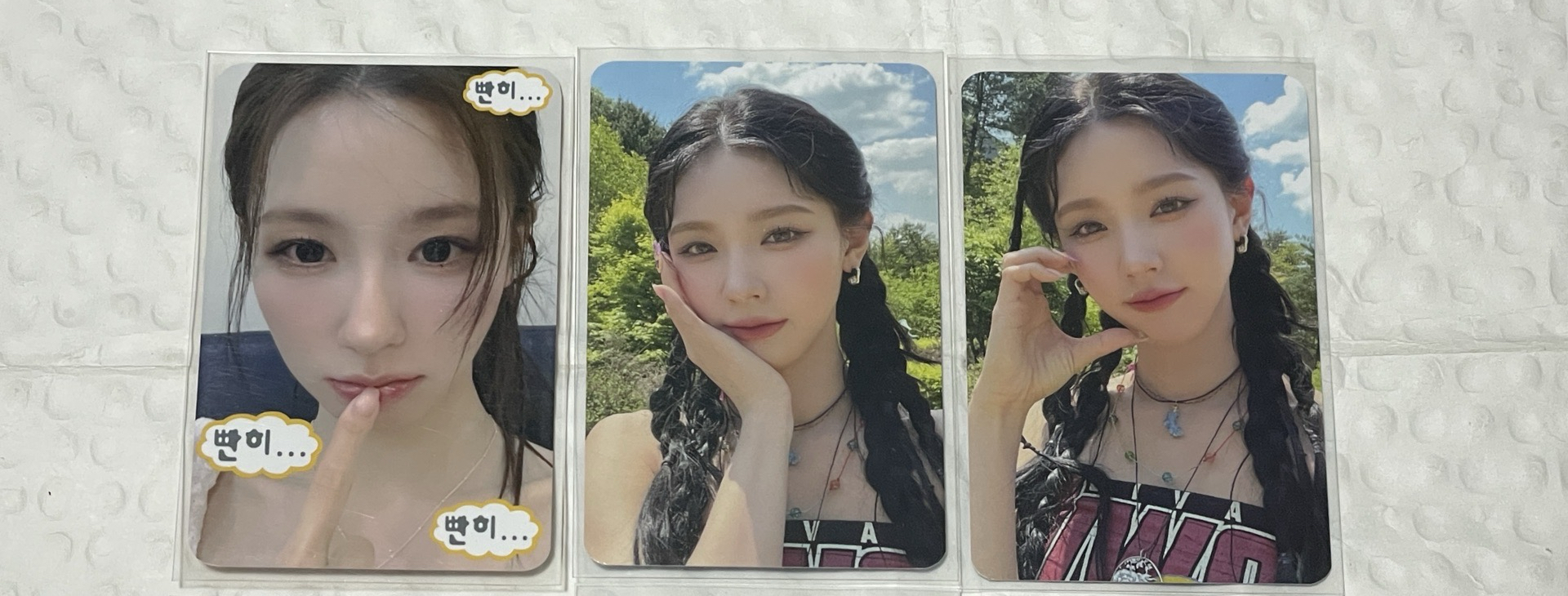 i-dle 薇娟 凝視 3張小卡