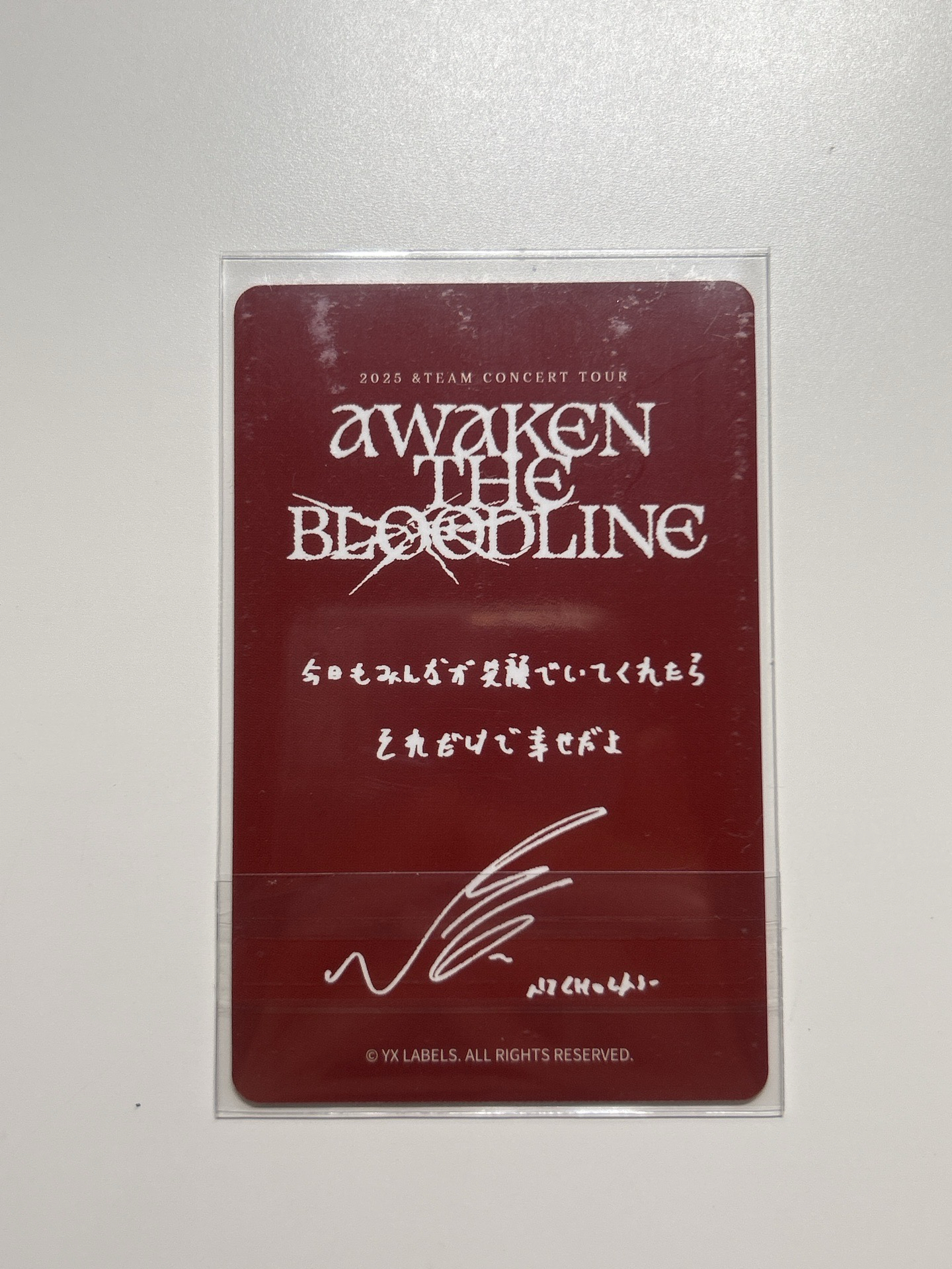 NICHOLAS ATB首爾場粽卡