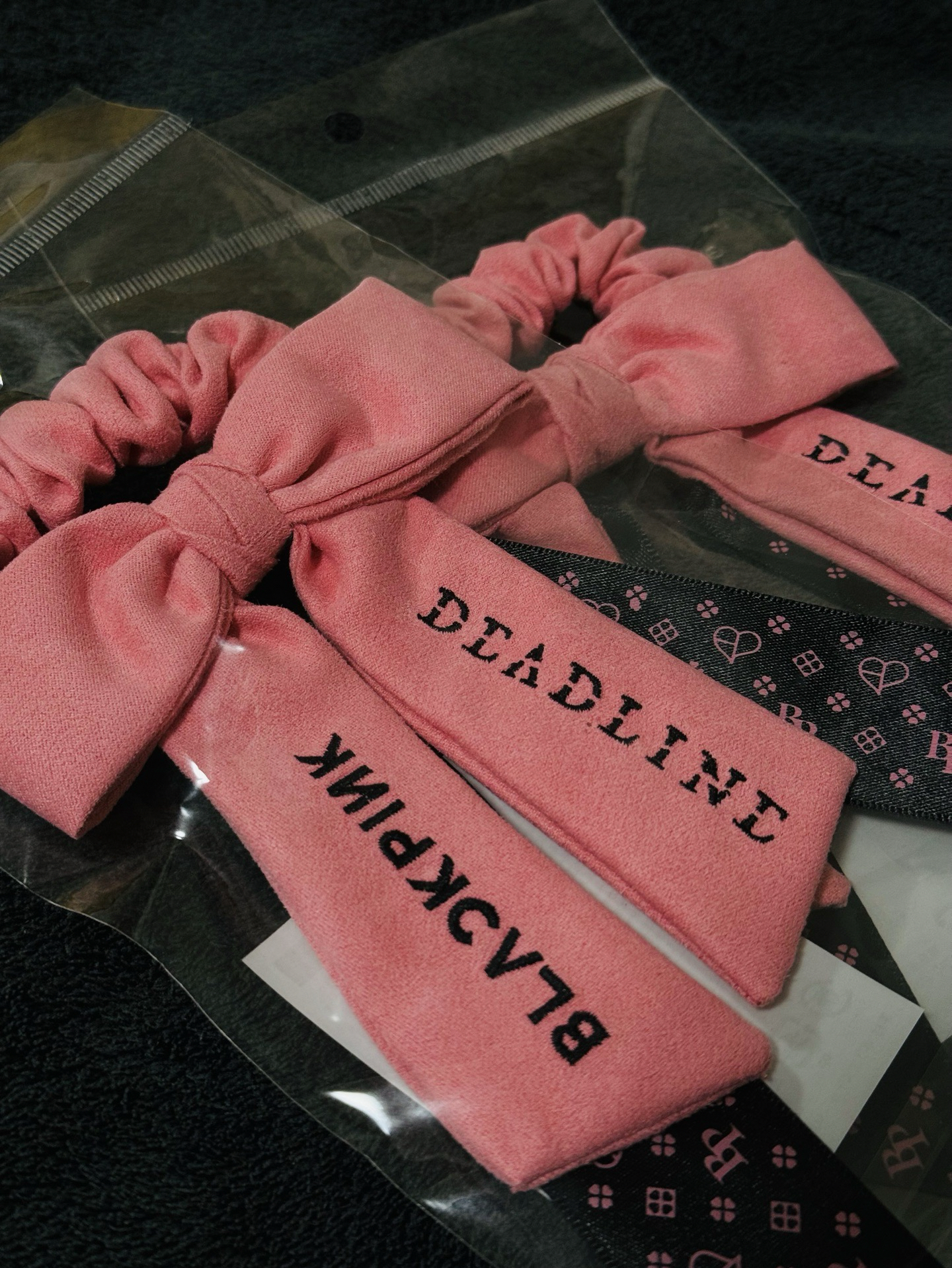 BLACKPINK 手燈蝴蝶結/髮圈🎀