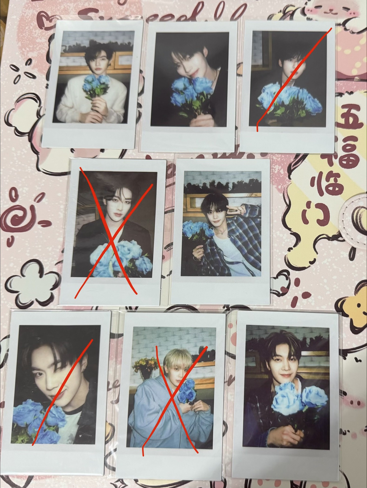 ZB1 二週年 甜品卡 拍立得