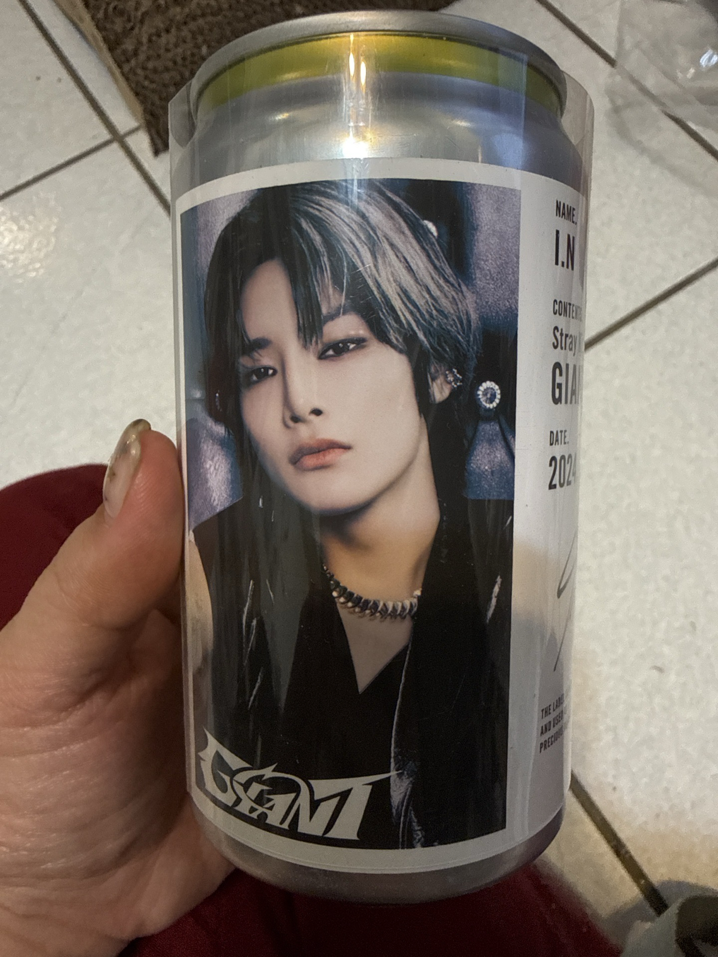 寅 貼紙 含鐵罐