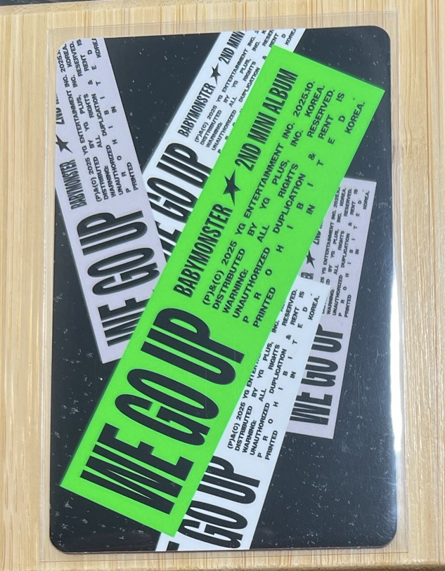 WE GO UP 專輯卡 we ver./AHYEON