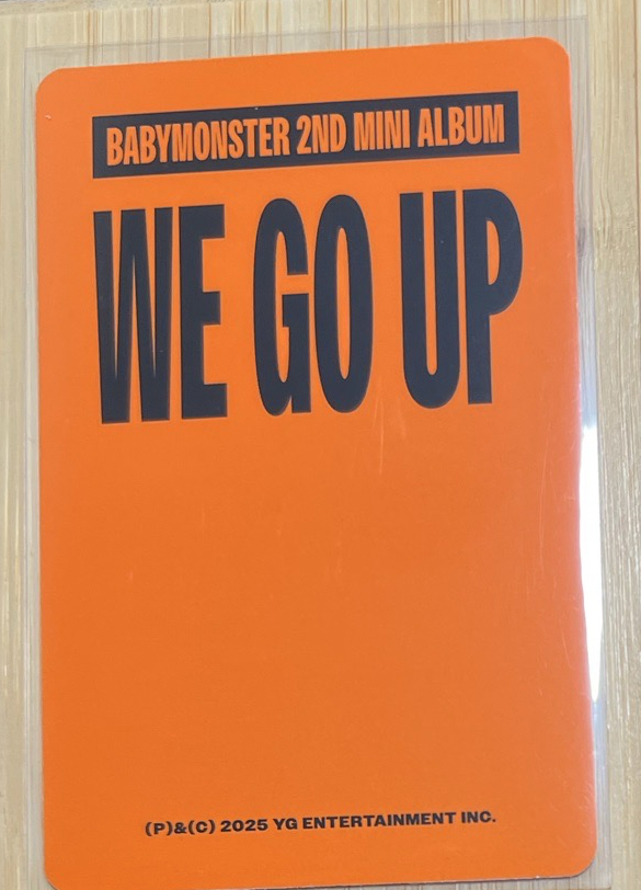 WE GO UP 專輯卡 Go ver./AHYEON