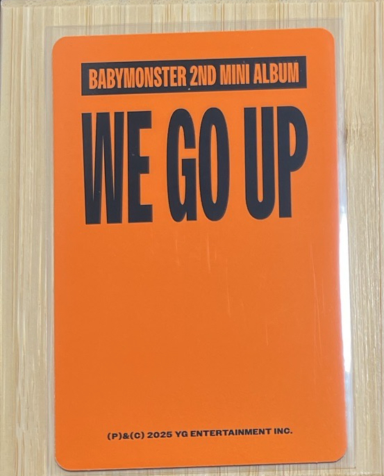 WE GO UP 專輯卡 Go ver./RORA