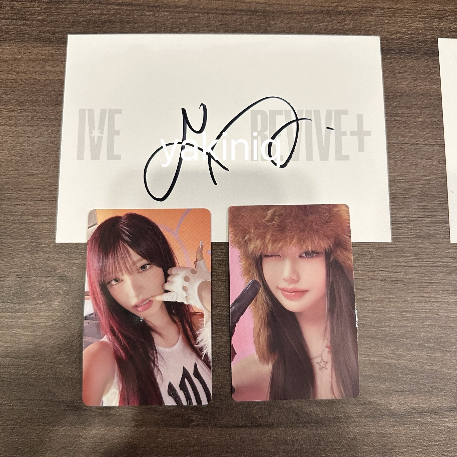 Rei美版親簽+專卡