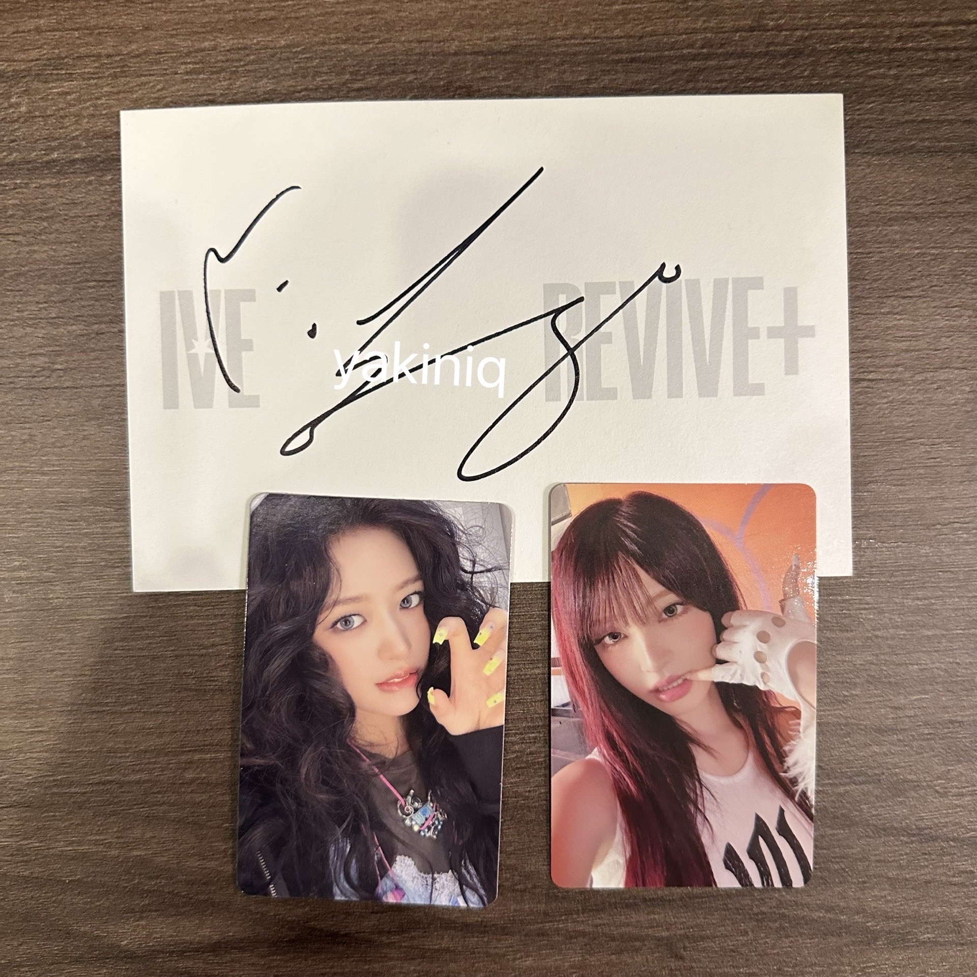 員瑛美版親簽+專卡