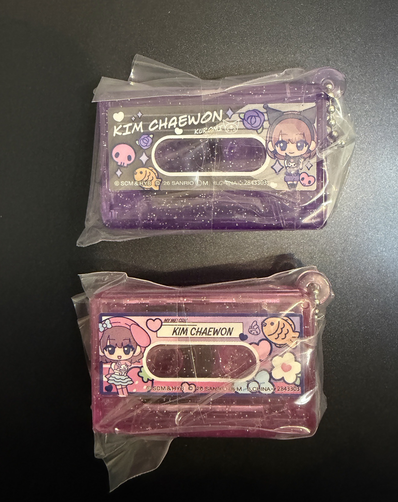 采源🐯2個一起售 三麗鷗卡帶扭蛋（酷洛米+美樂蒂）