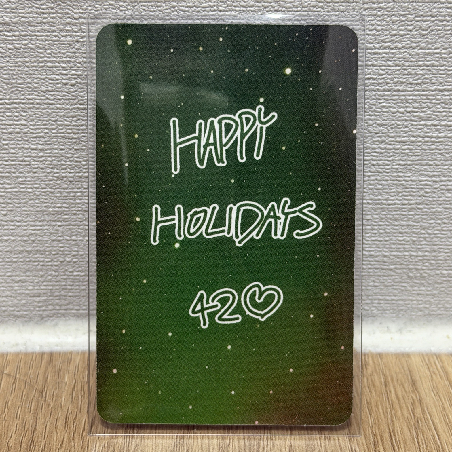 HoIiday with TWS抽選卡 道勳