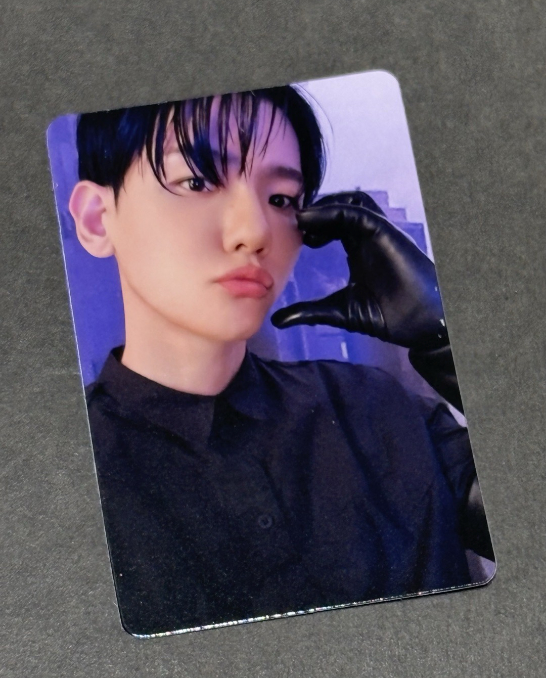 伯賢 Hello World美通親簽專 嘟嘴+臉頰愛心