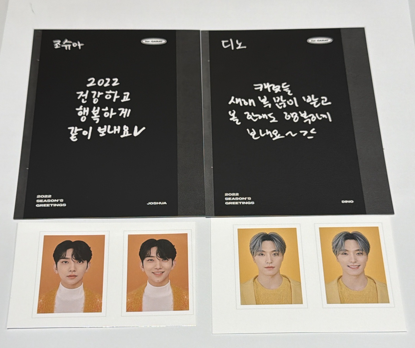 2022 season’s greetings 秀燦 拍立得 大頭照